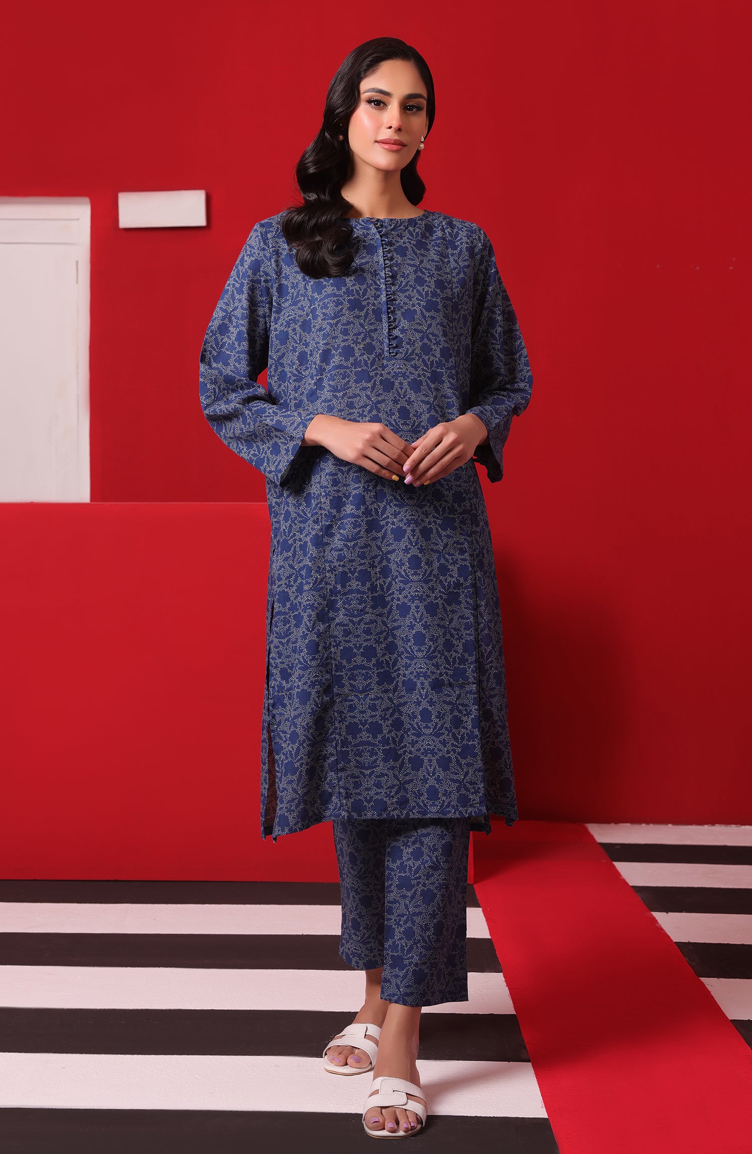 WRCK23W-2019 KHADDAR Women READY TO WEAR SHIRT PANTS