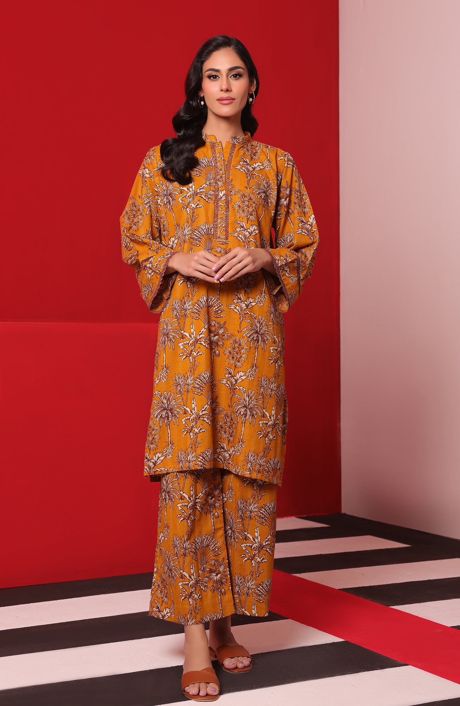 WRCK23W-2021 KHADDAR Women READY TO WEAR SHIRT PANTS