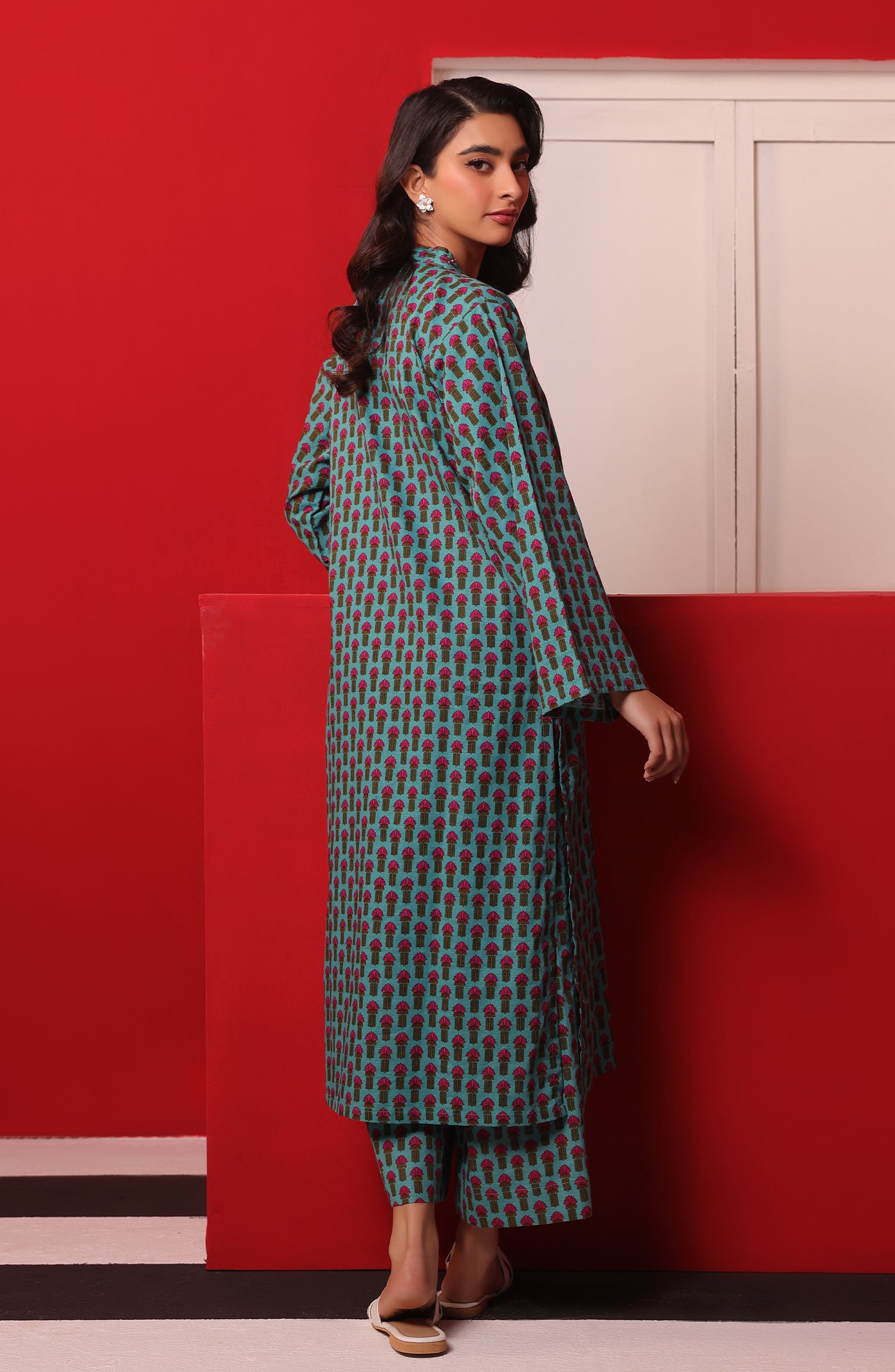 WRCK23W-2029 KHADDAR Women READY TO WEAR SHIRT PANTS