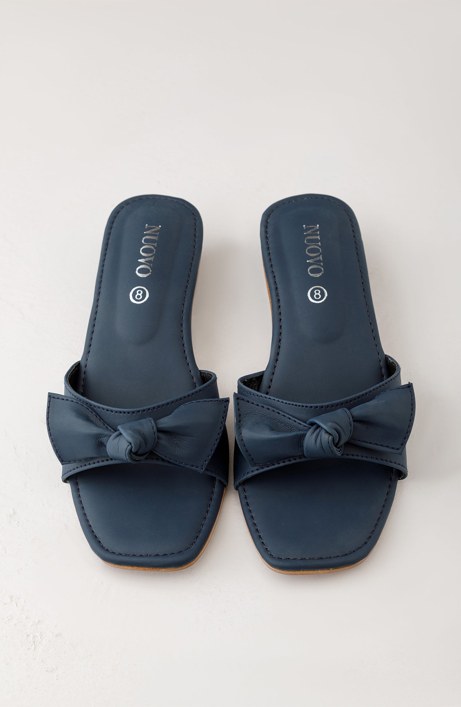 WAFH23W-1002 NAVY MIX  FOOTWEAR HEELED SANDALS