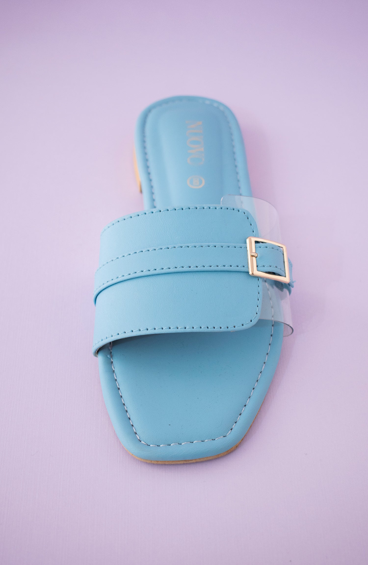 ORFS-99 L-BLUE MIX  FOOTWEAR FLAT SANDALS