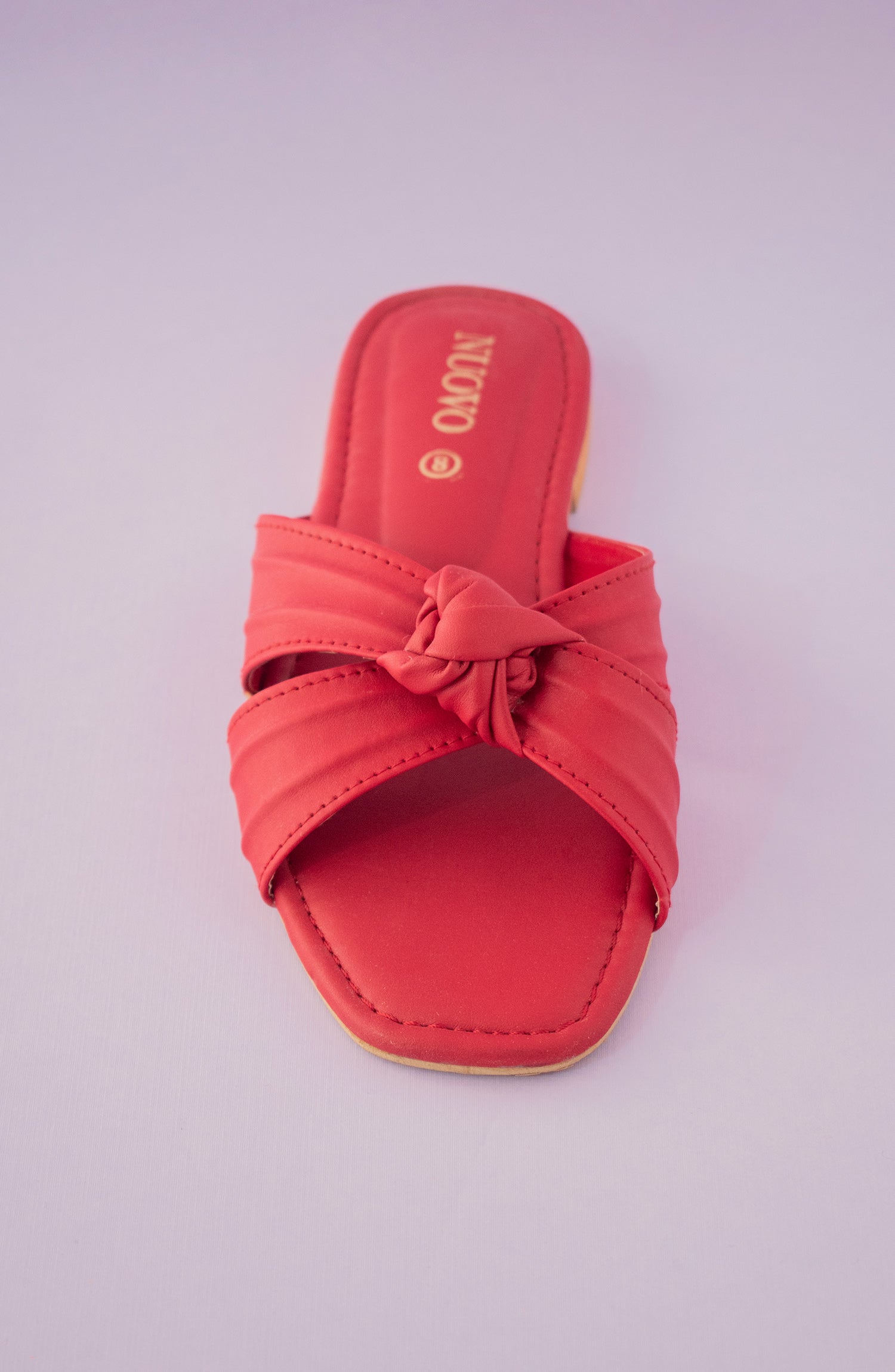 ORFS-101 RED MIX  FOOTWEAR FLAT SANDALS