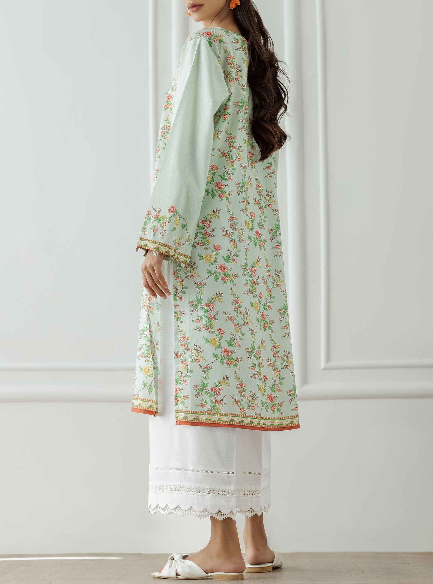 UNSTITCHED Printed Lawn Shirt - 1 Piece - HCS-24-100