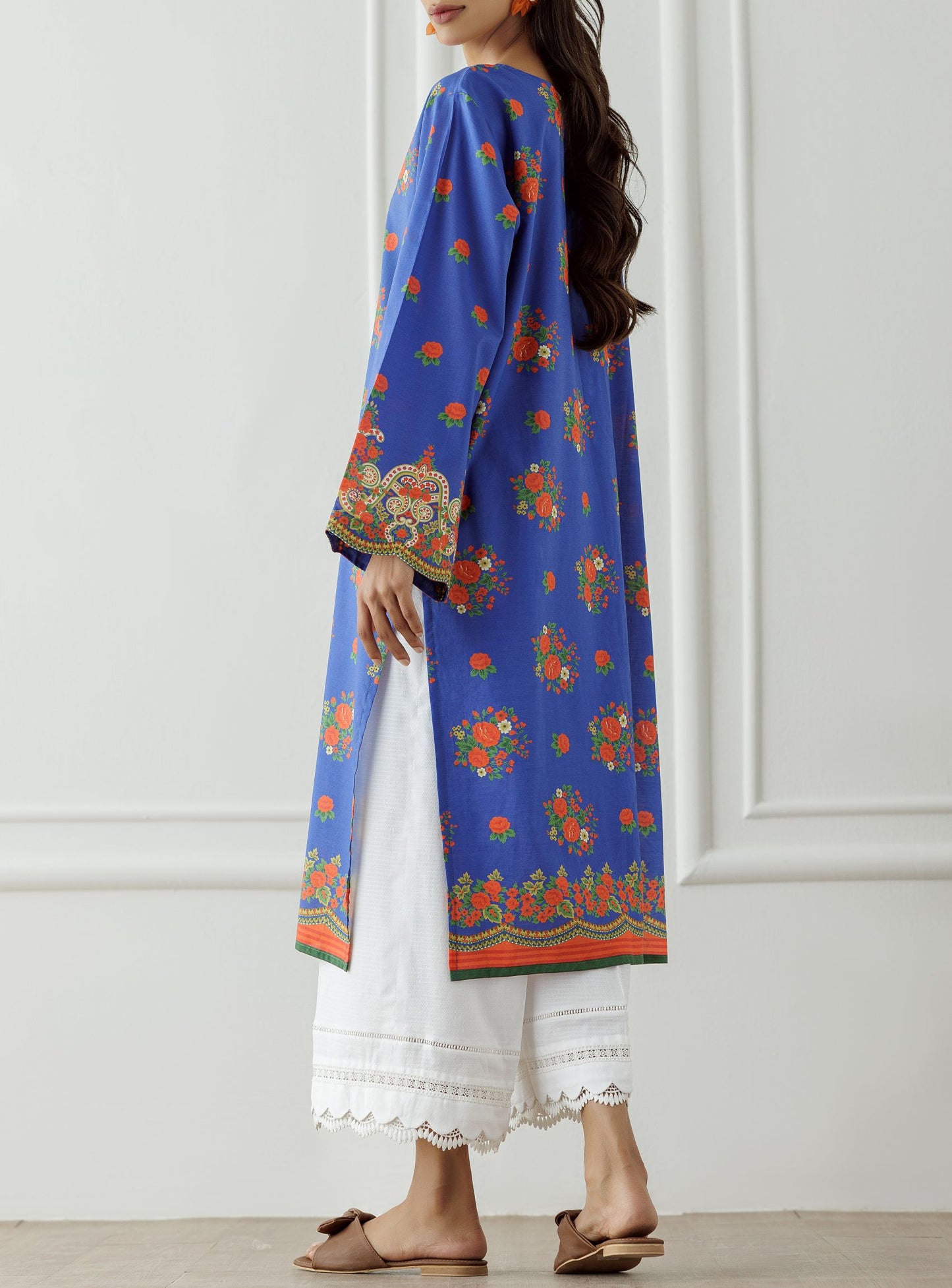UNSTITCHED Printed Lawn Shirt - 1 Piece - HCS-24-104