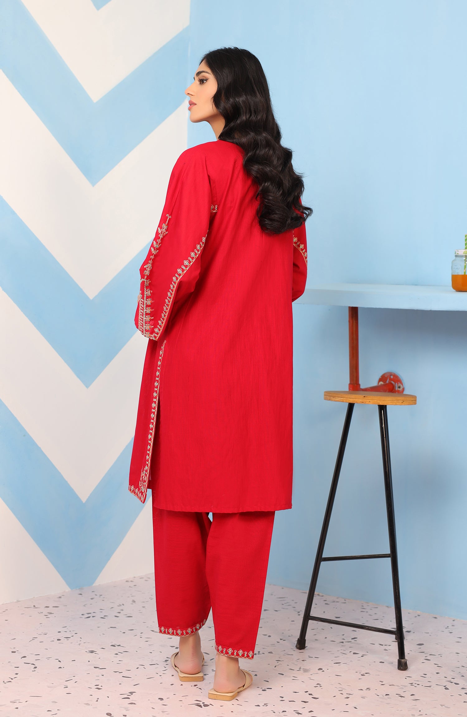 WRCK23W-2014 KHADDAR Women READY TO WEAR SHIRT PANTS