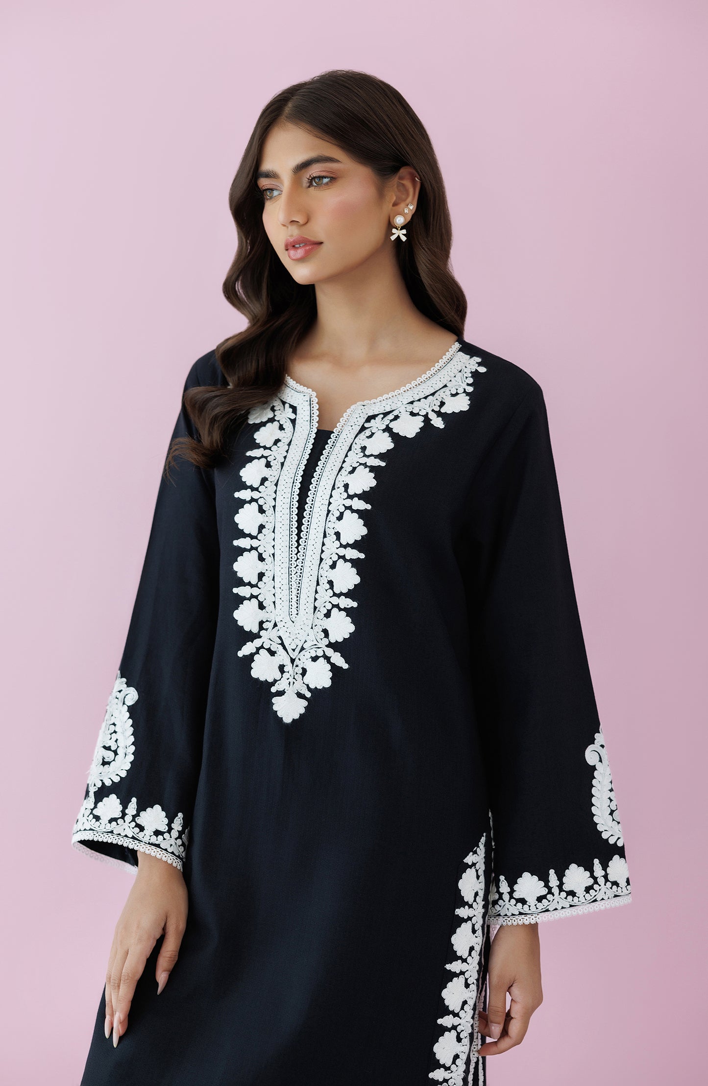 WRHD24S-2001 DOBBY Women READY TO WEAR SHIRT PANTS