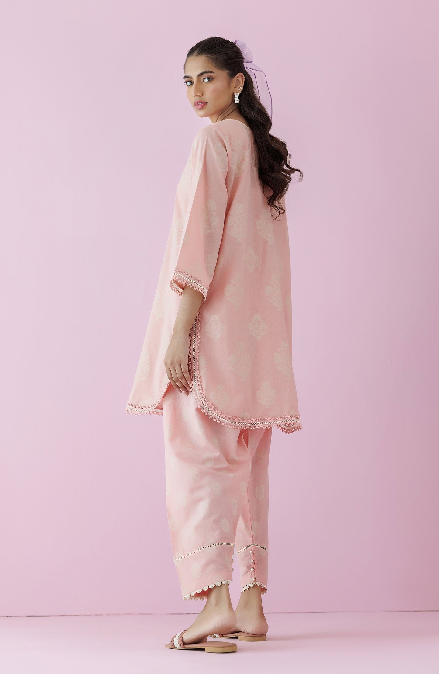 WRCY24S-2009 JACQUARD Women READY TO WEAR SHIRT PANTS