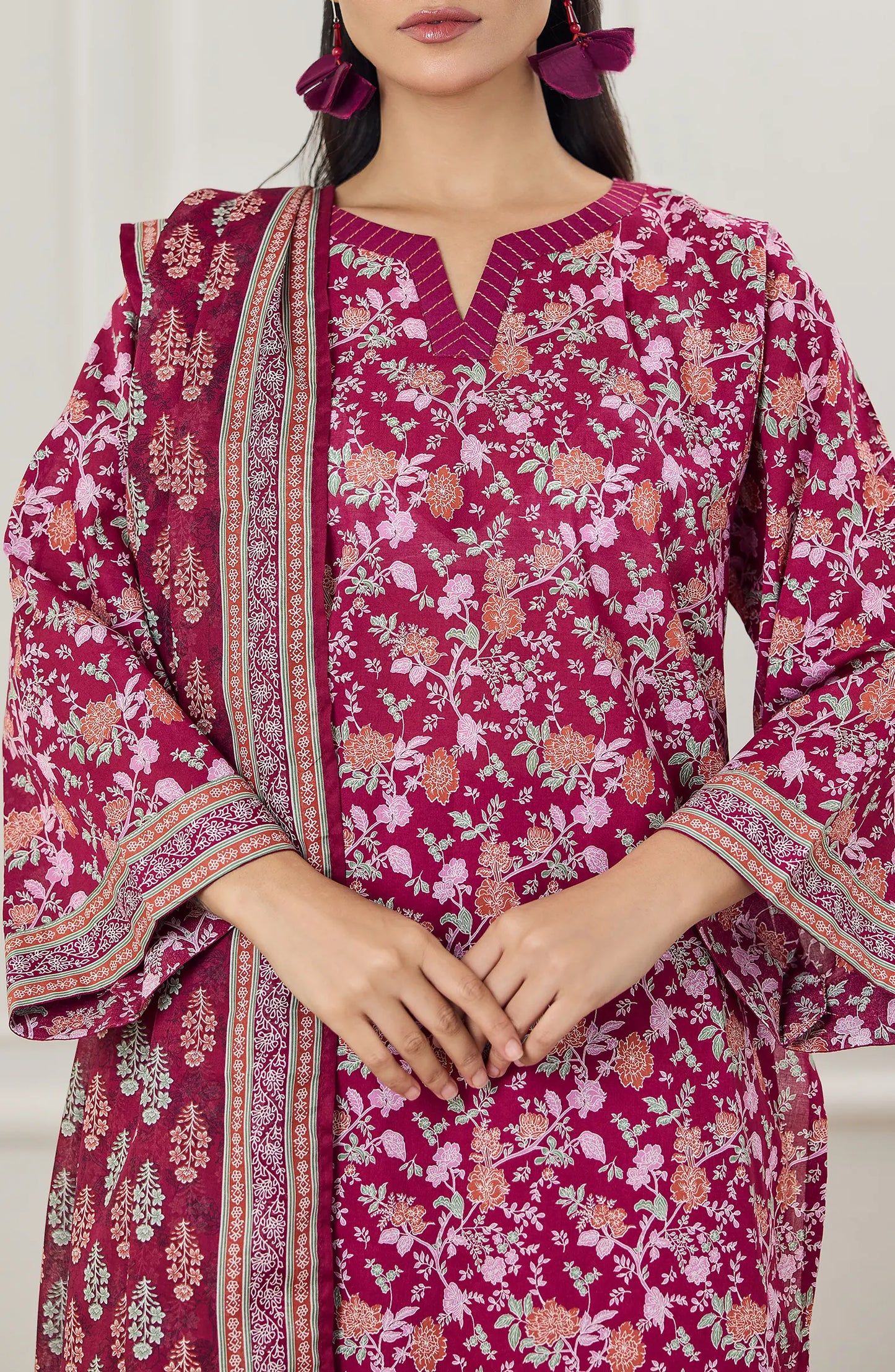 Unstitched | 3 Piece | Printed Lawn | OTL-25-504