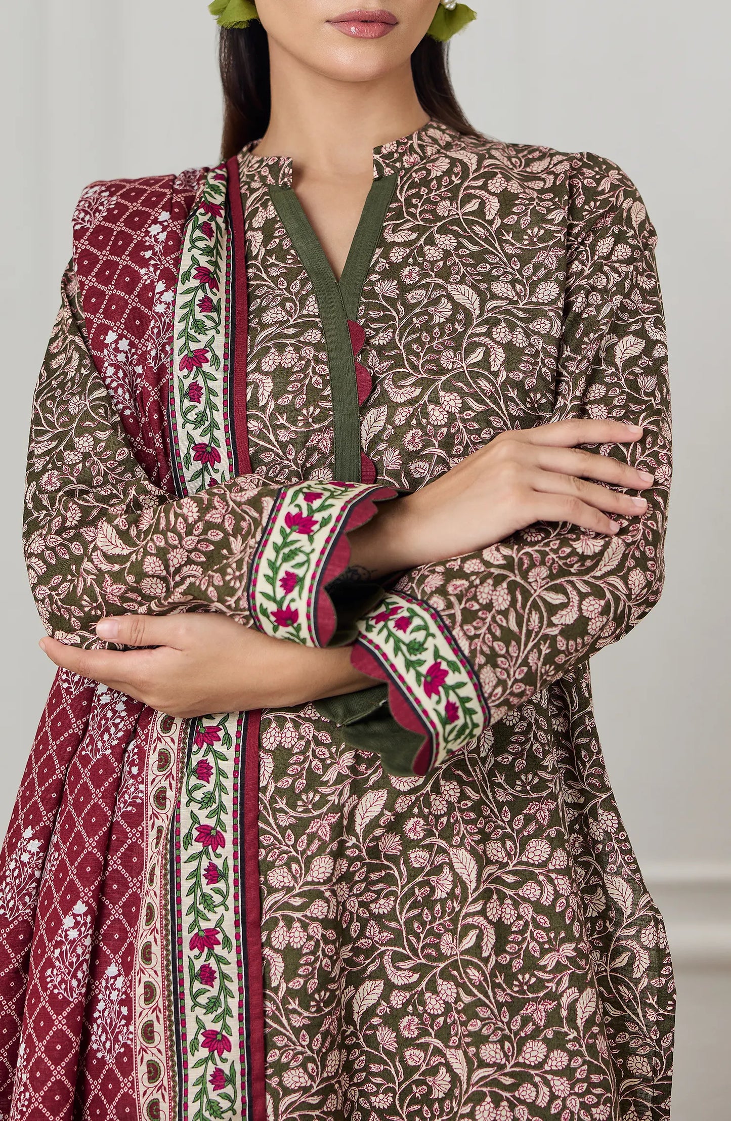 Unstitched | 3 Piece | Printed Khaddar | OTL-25-452