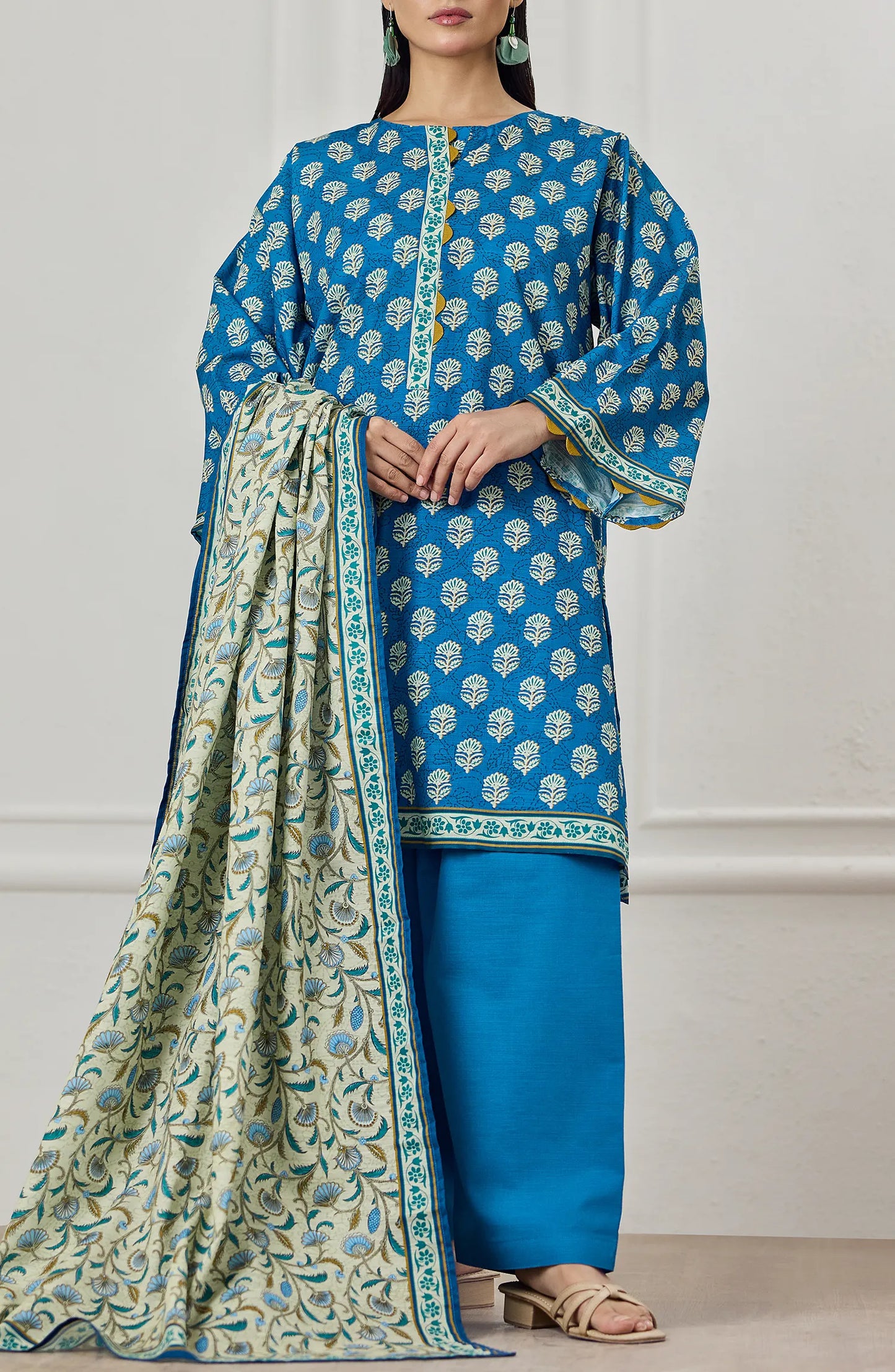 Unstitched | 3 Piece | Printed Khaddar | OTL-25-413