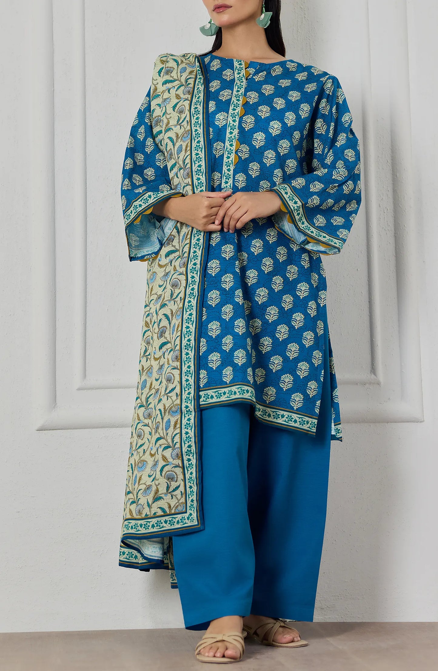 Unstitched | 3 Piece | Printed Khaddar | OTL-25-413