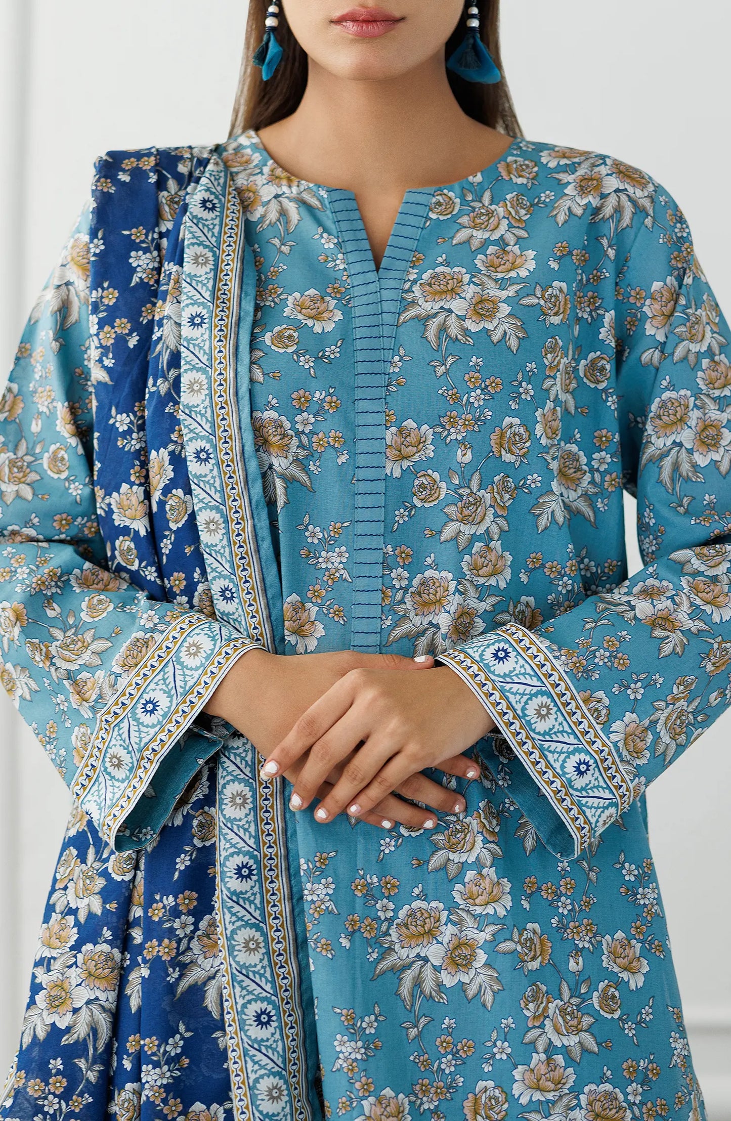 UNSTITCHED | 3 Piece | Printed Lawn | OTL-25-070