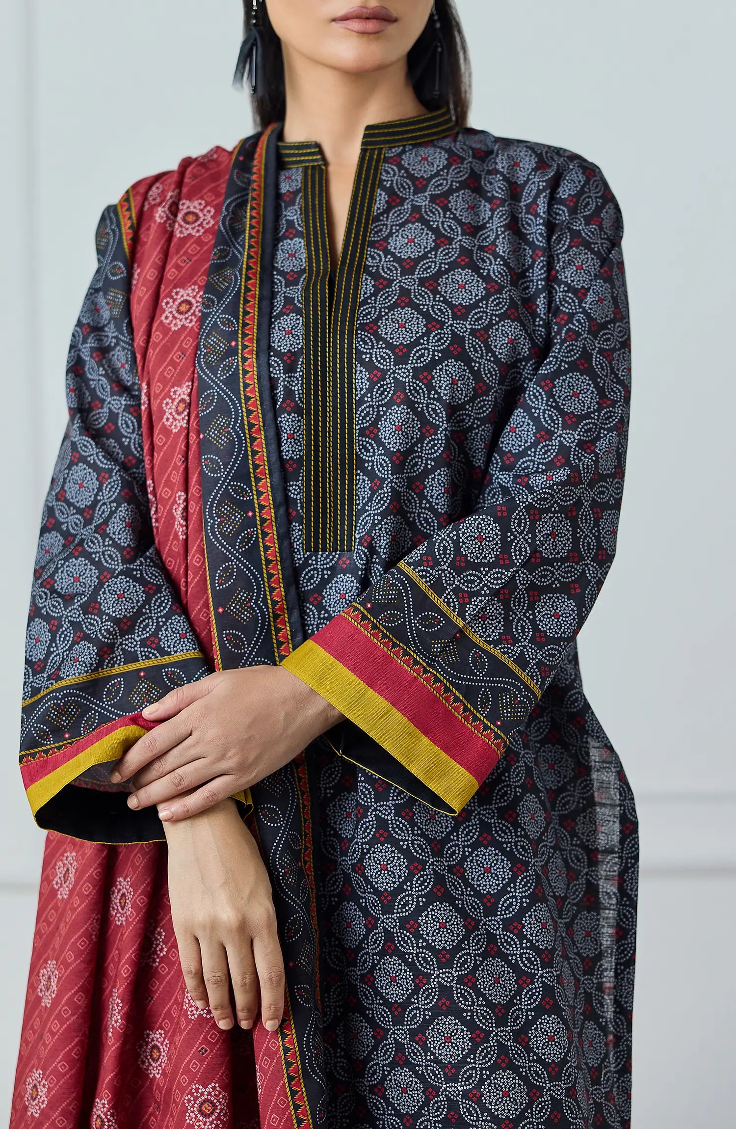 Unstitched | 3 Piece | Printed Khaddar | OTL-25-429