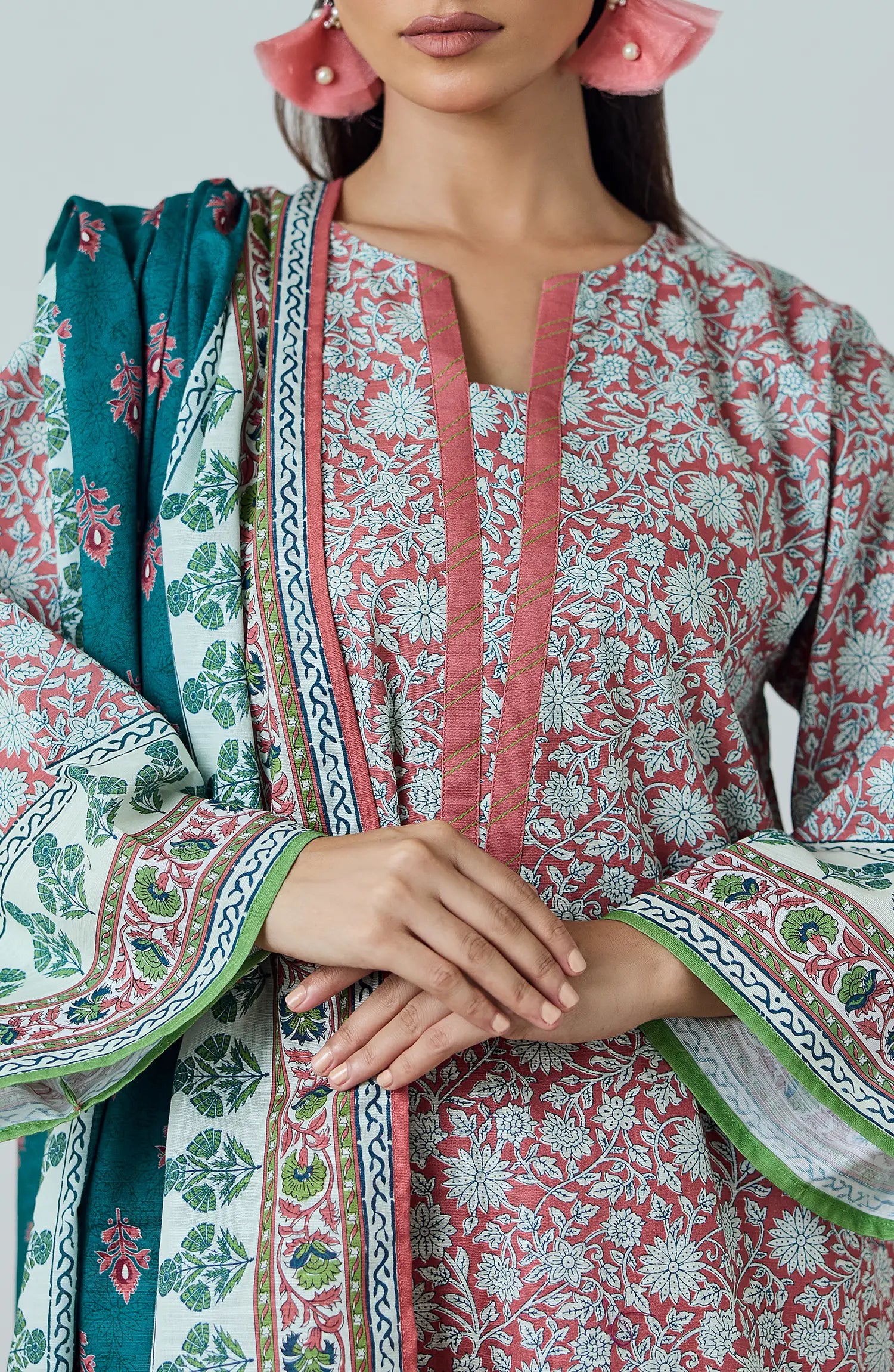 Unstitched | 3 Piece | Printed Khaddar | OTL-25-432