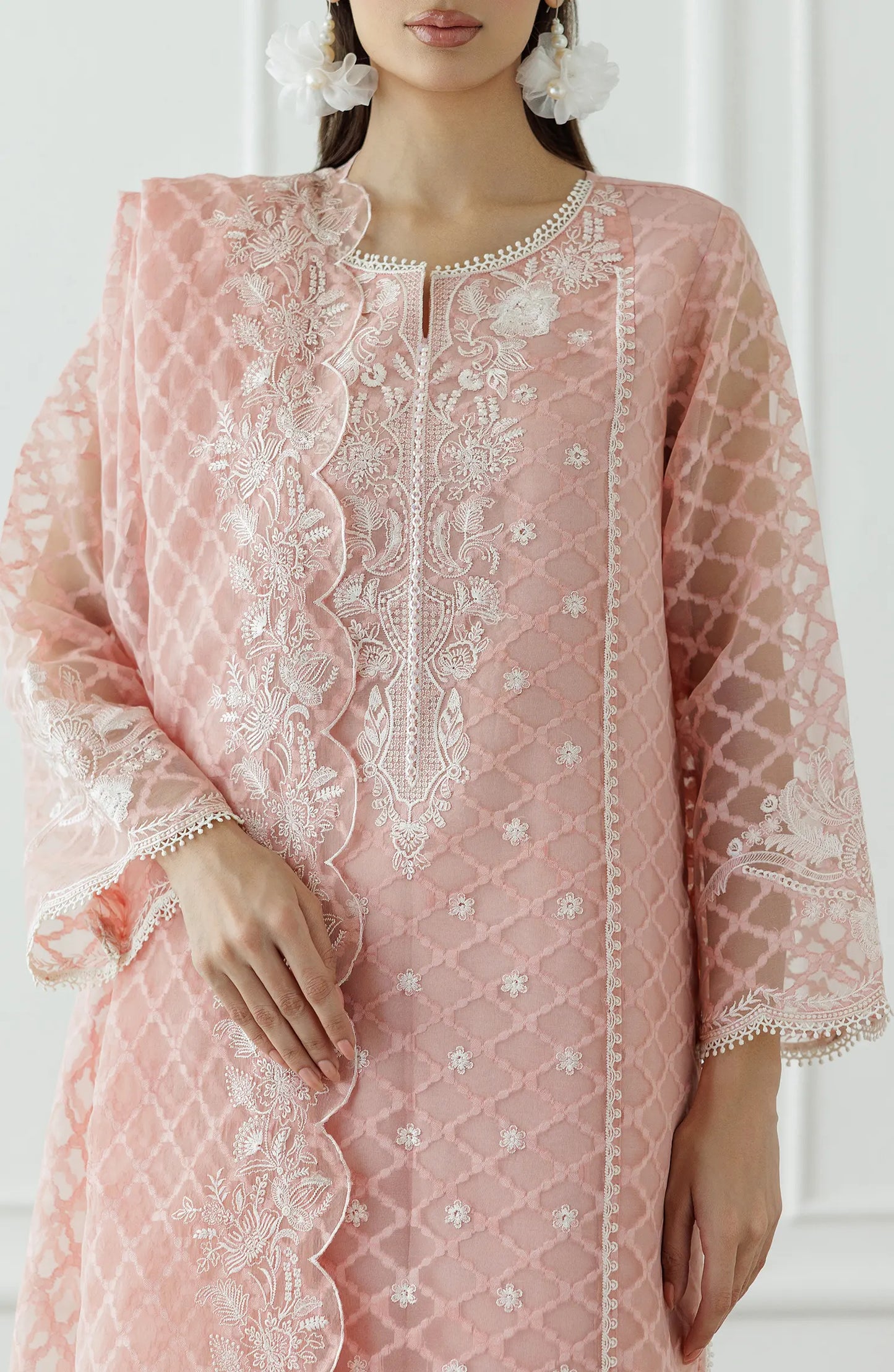 Stitched | 3 Piece | Embroidered | Jacquard Shirt | WRFC25S-3014/S PINK