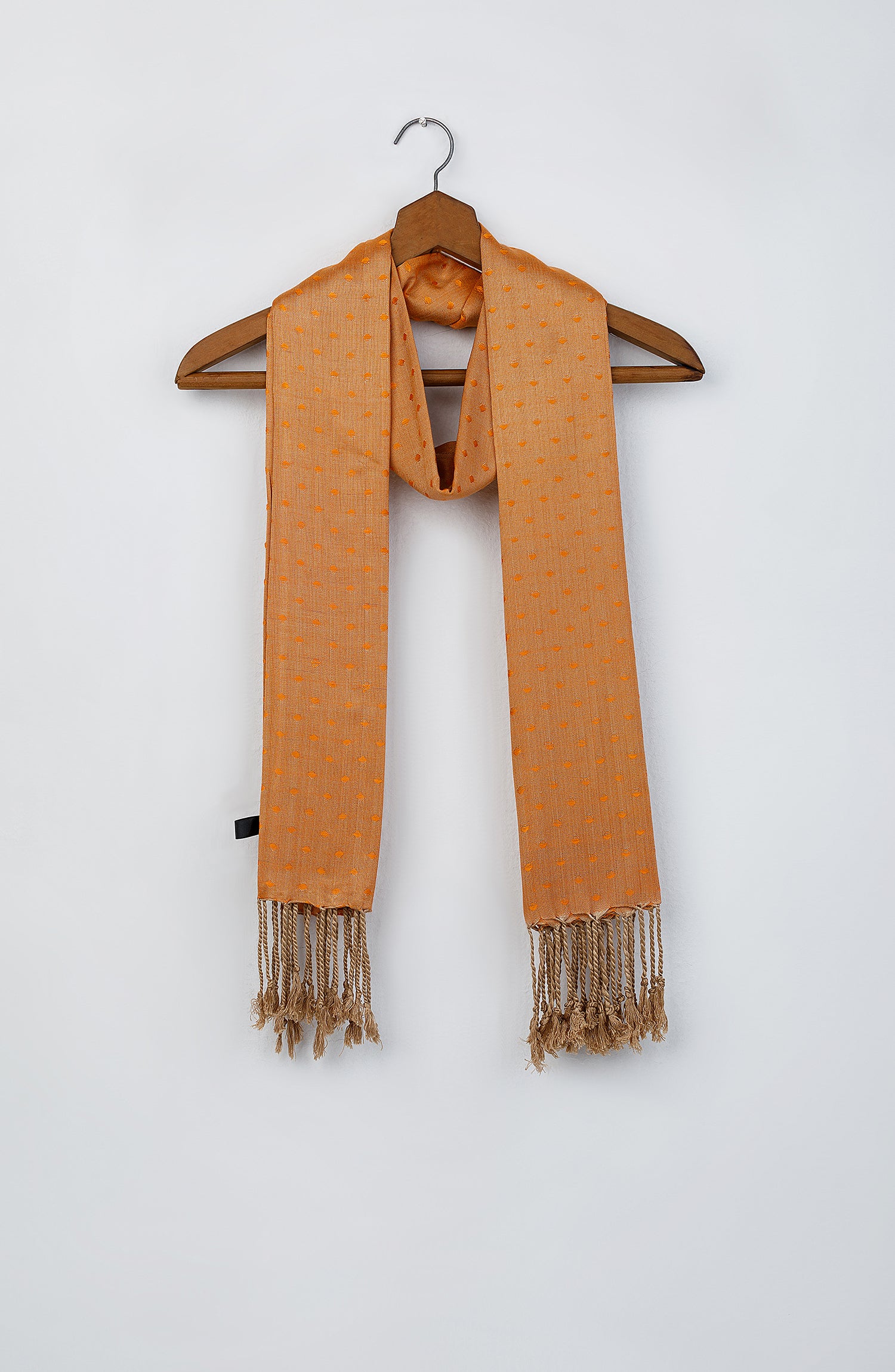 NA-D-PL-23-039 PEACH COTTON  ACCESSORIES SCARF