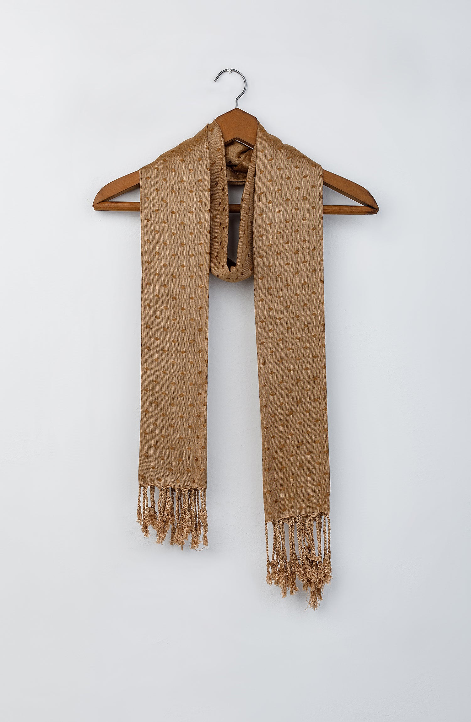 NA-D-PL-23-031 CREAM COTTON  ACCESSORIES SCARF