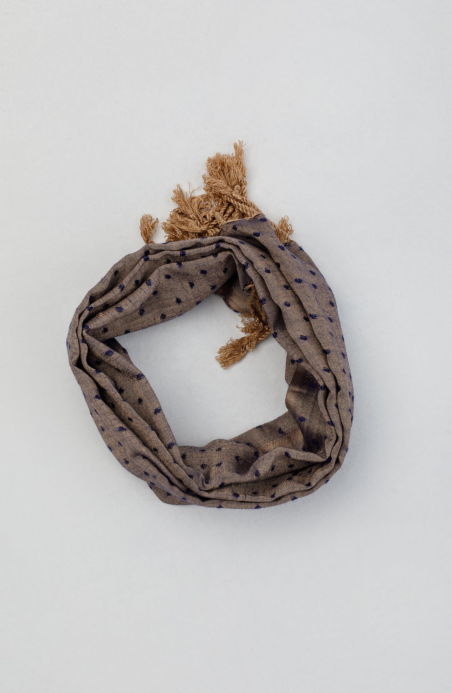 NA-D-PL-23-032 PURPLE COTTON ACCESSORIES SCARF