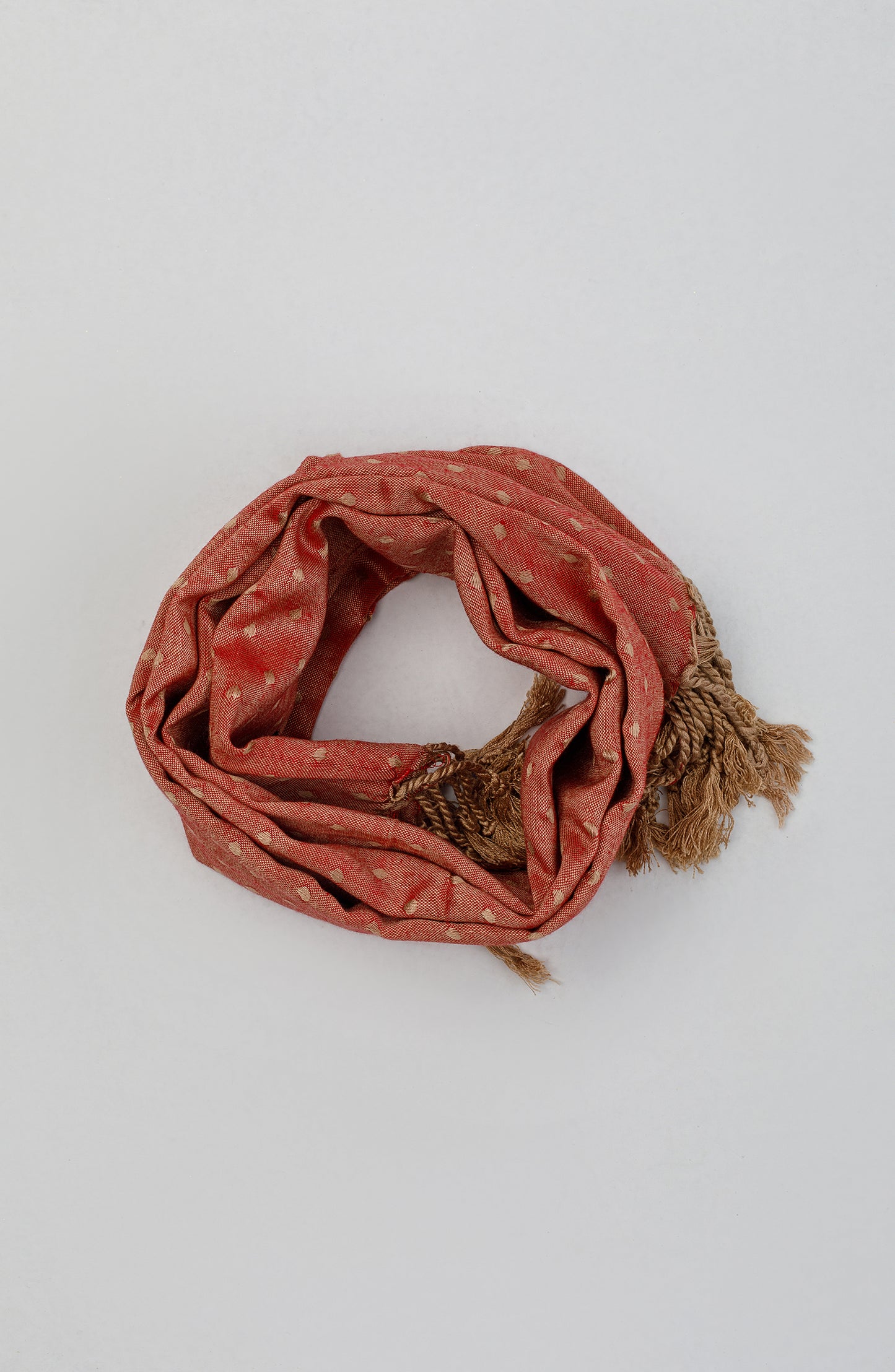 NA-D-PL-23-040 PINK COTTON ACCESSORIES SCARF