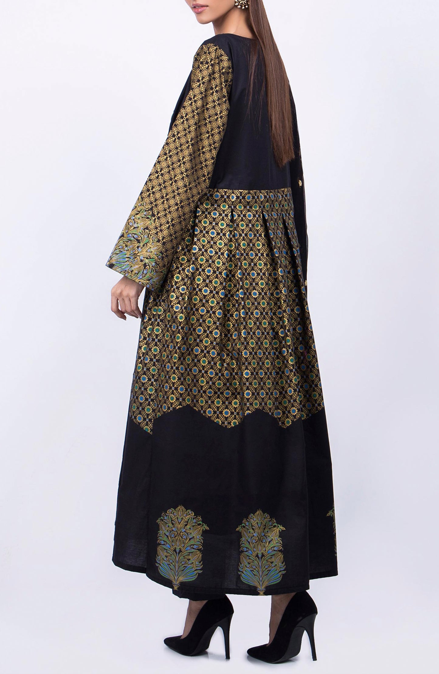 Unstitched 3 Piece Festive Embroidered Suit (OTL-20-128)