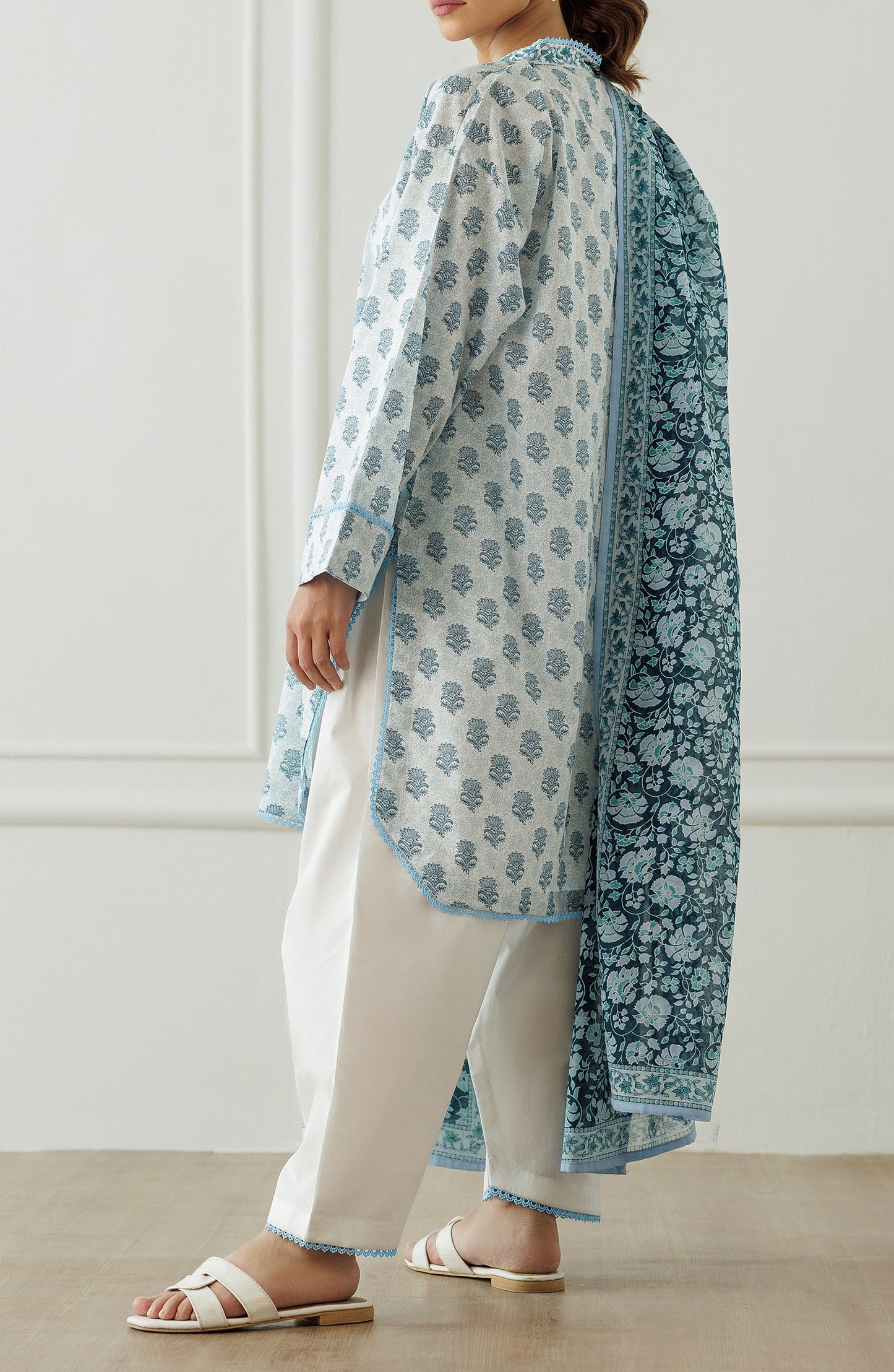 Stitched Printed Shirt Dupatta & Pant - 3 Piece - OTL-25-294