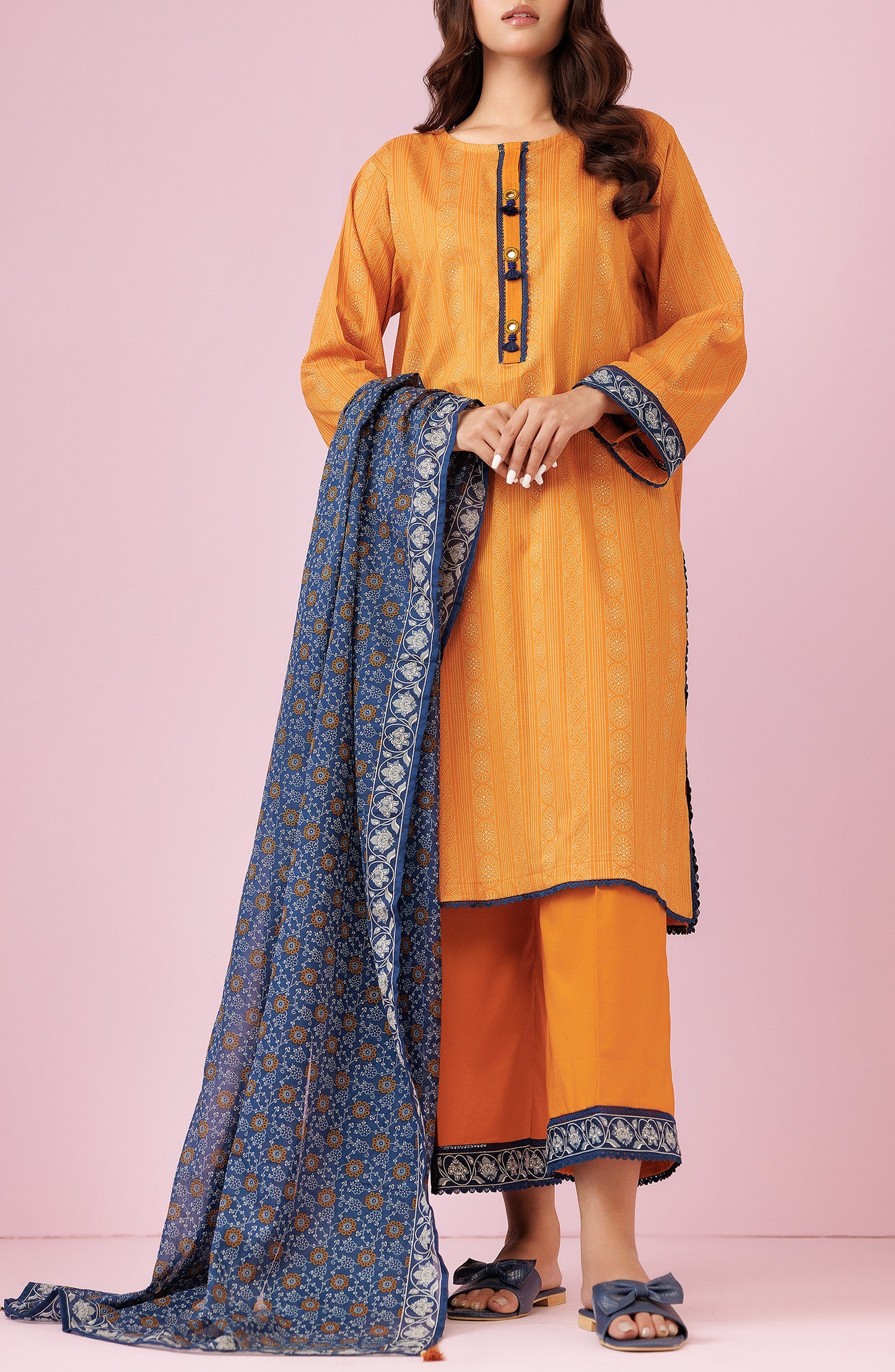 Unstitched | 3 Piece | Printed Lawn | OTL-24-207