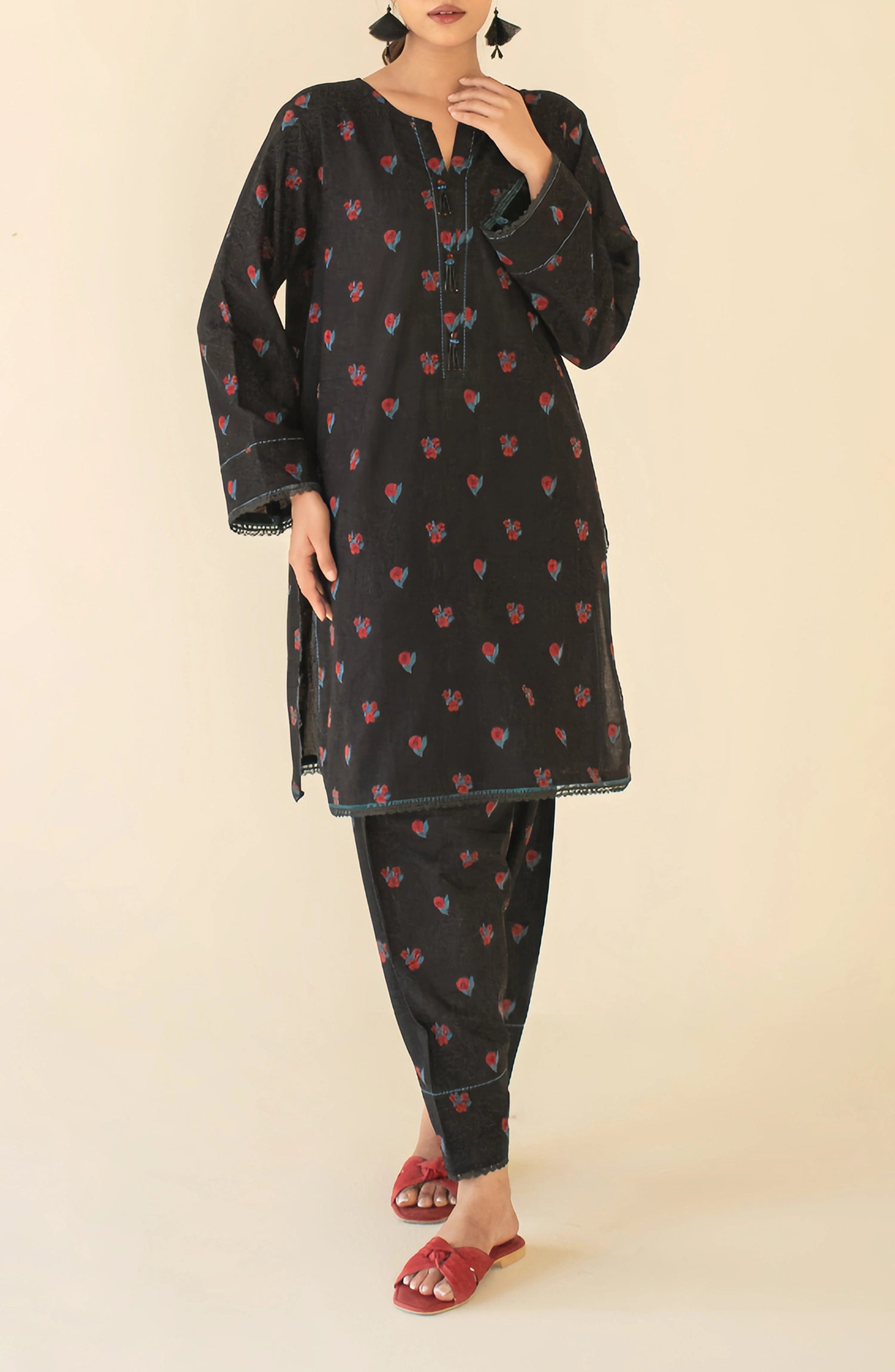 Stitched Printed Shirt & Pant - 2 Piece (CordSet) - WRCY24S-2004