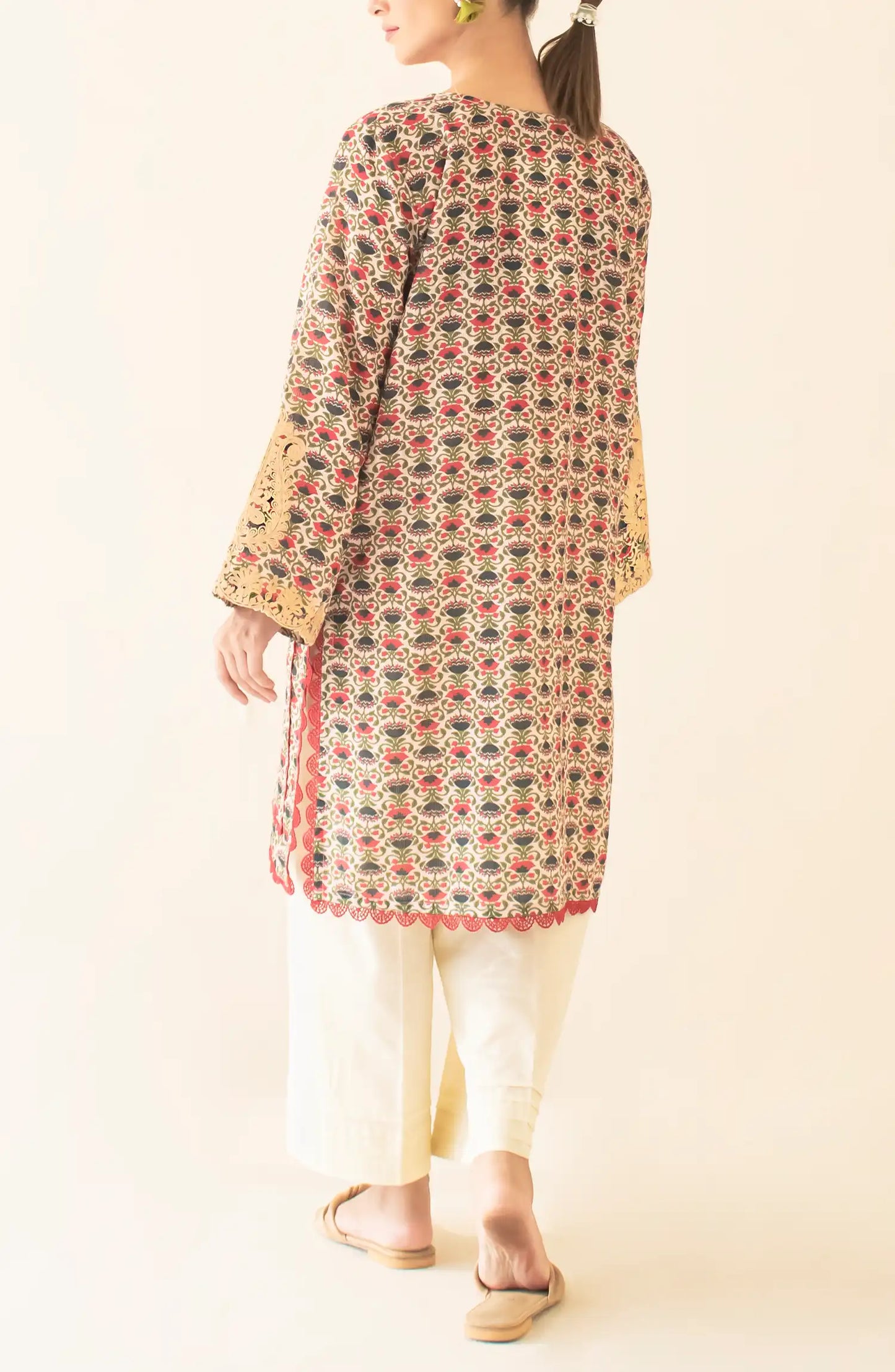 Stitched Luxury Premium Embroidered 1 Piece - WRFC24S-1004