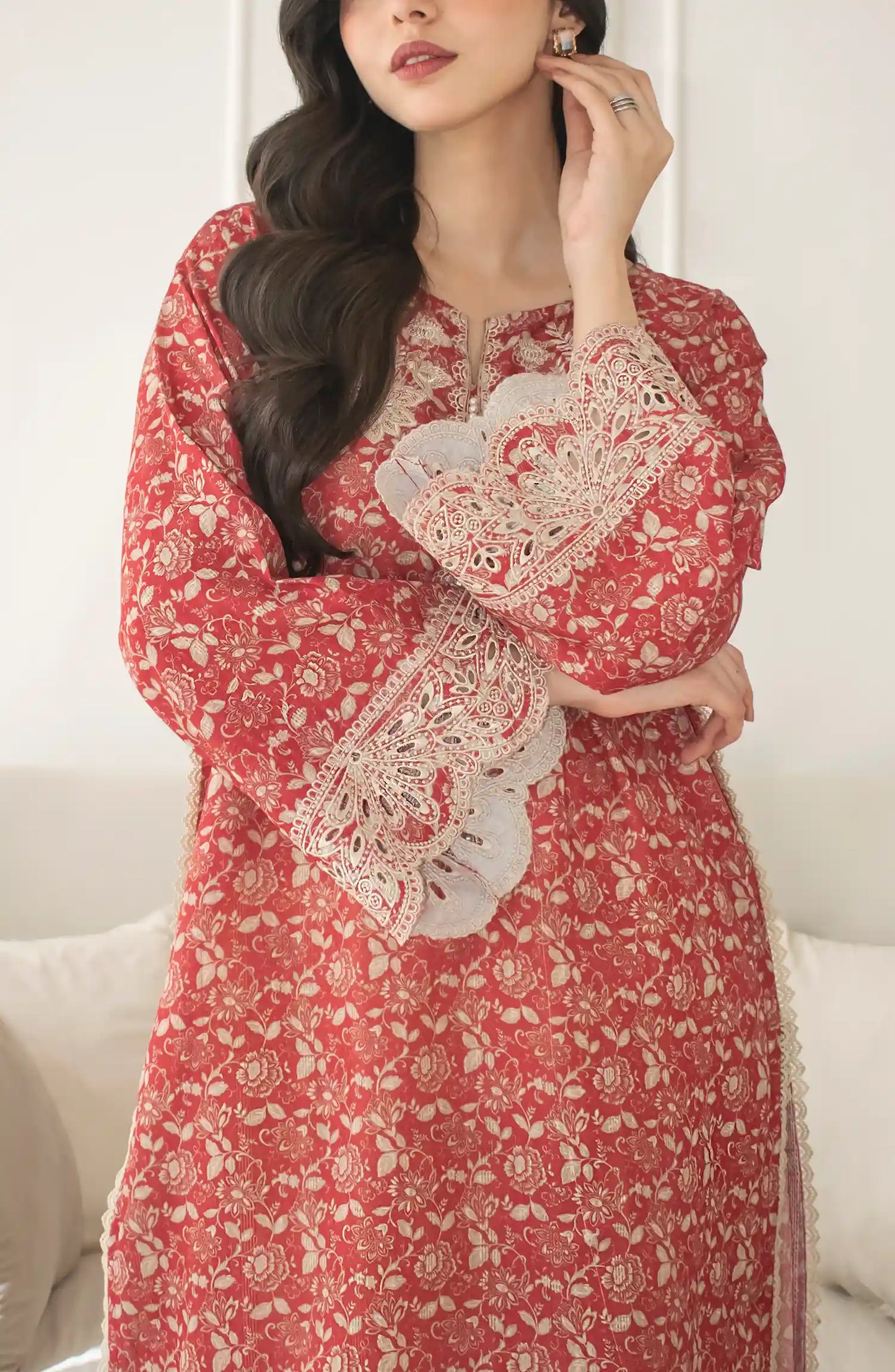 Stitched Embroidered Shirt (1PC) - WRFC24S-1005