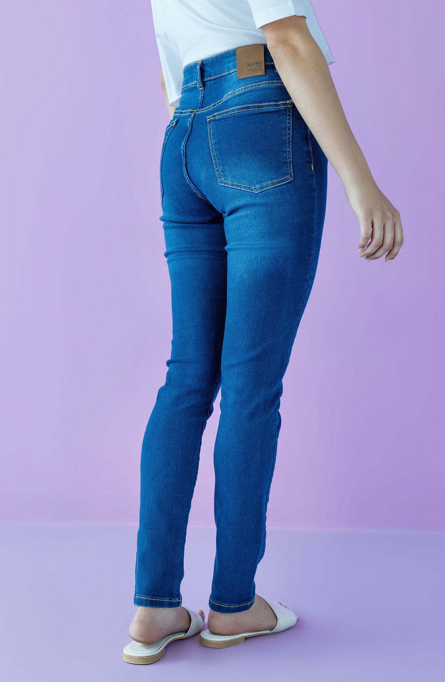 NW-J-SF-22-002 D.BLUE DENIM SCJEANS WESTERN JEANS