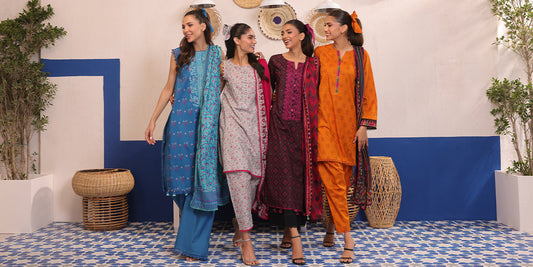 unstitched lawn suits for ladies 