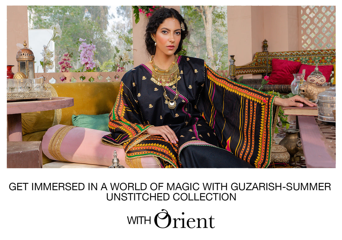 Get immersed in a world of magic with Guzarish- summer unstitched collection