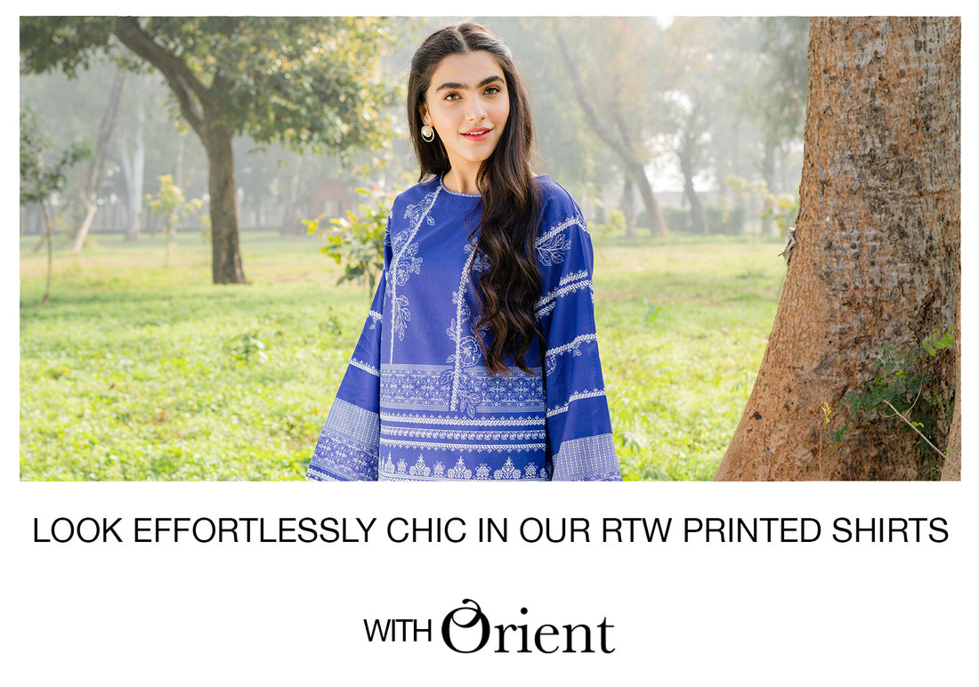 Look effortlessly chic in our RTW printed shirts