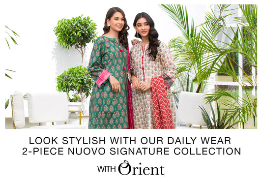 Look stylish with our daily wear 2-piece Nuovo Signature collection
