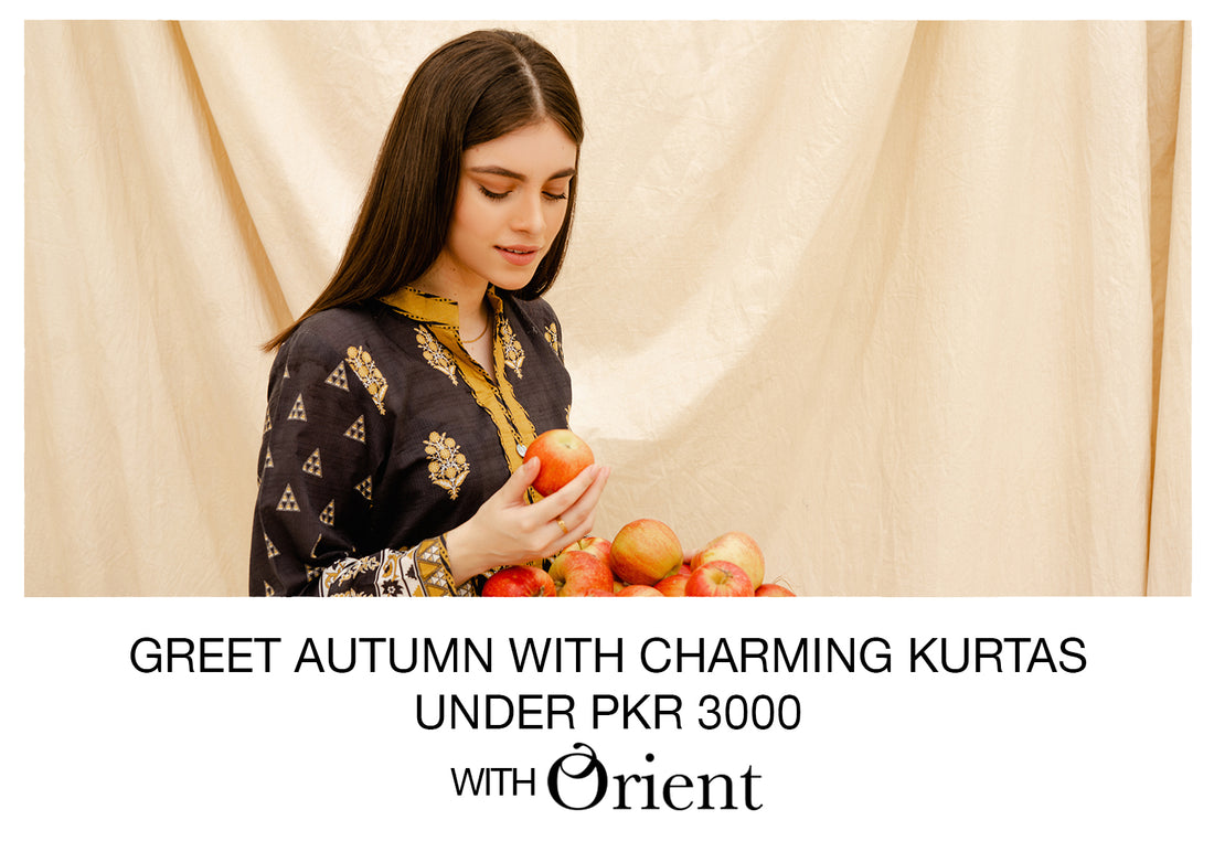 Greet Autumn with Charming Kurtas Under PKR 3000