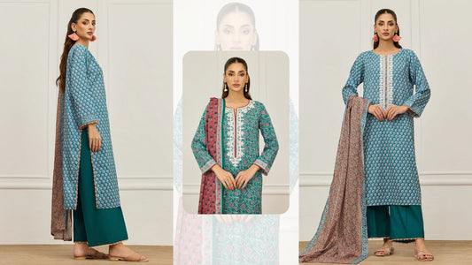 Printed & Embroidered Lawn Suit for Women for Eid 2026