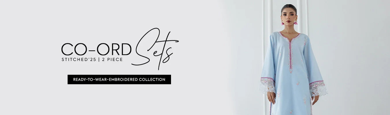 READY TO WEAR- EMBROIDERED - 2PC