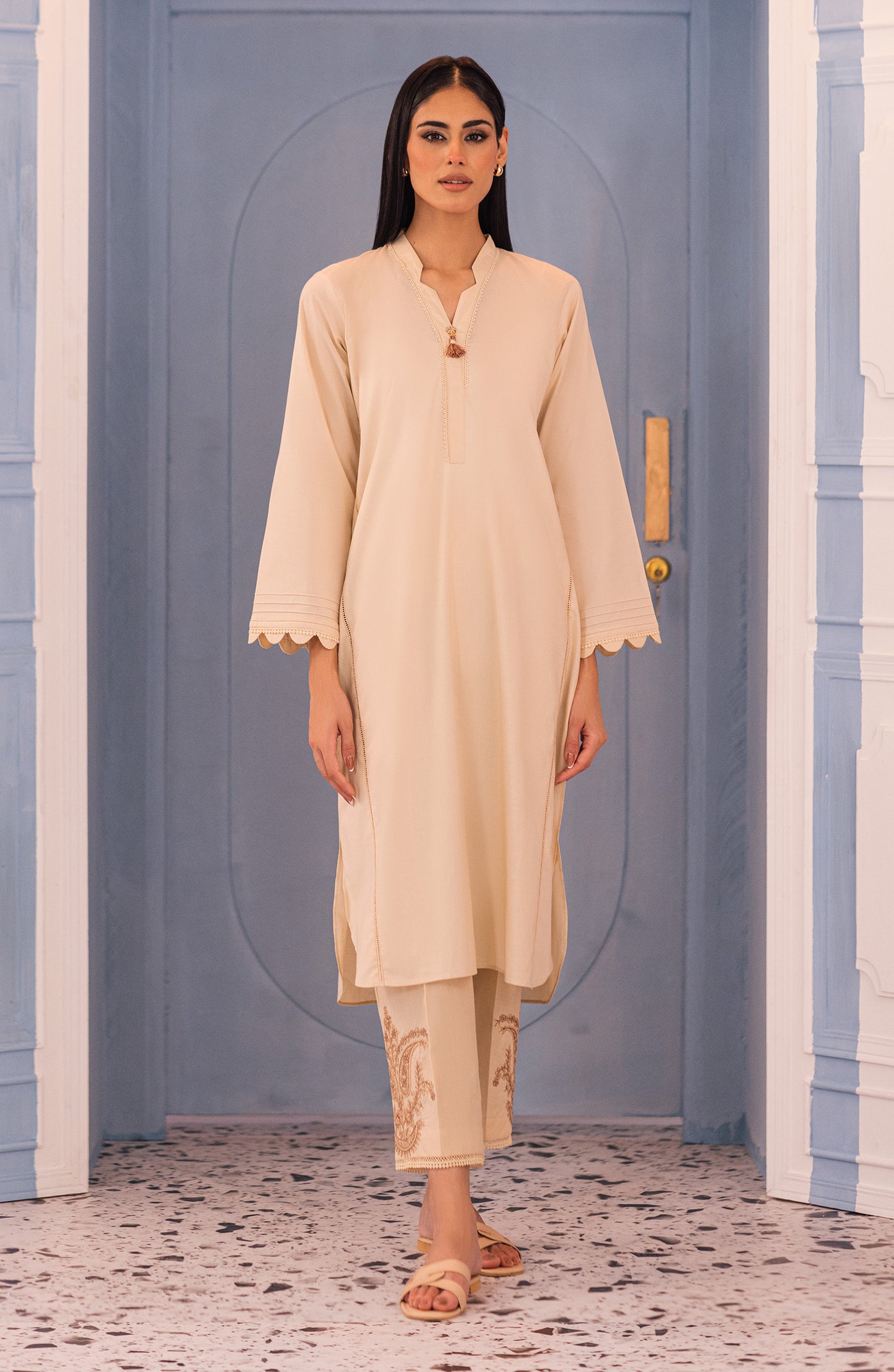 WRHC23S-2006 CAMBRIC  READY TO WEAR SHIRT PANTS