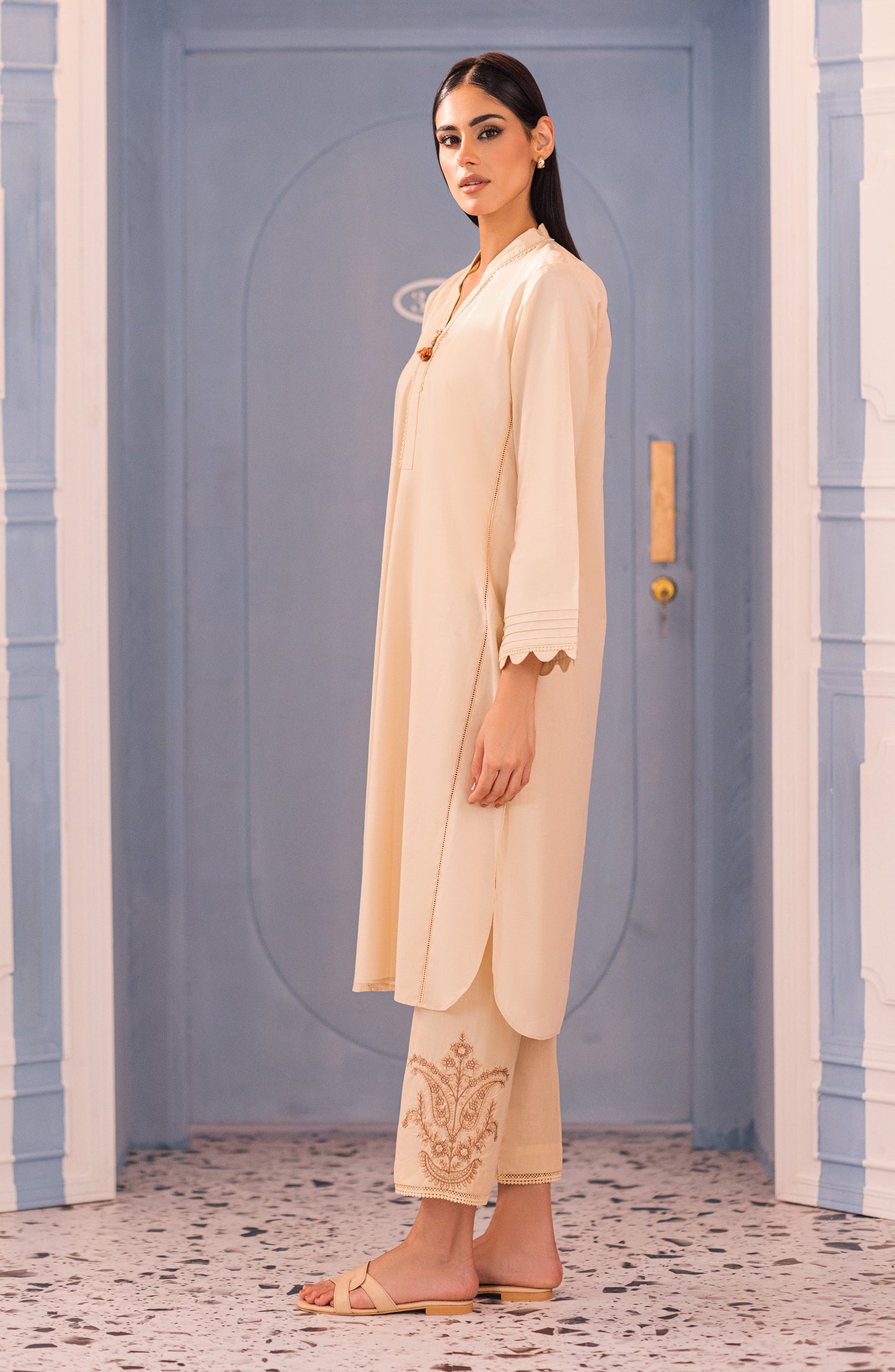 WRHC23S-2006 CAMBRIC  READY TO WEAR SHIRT PANTS