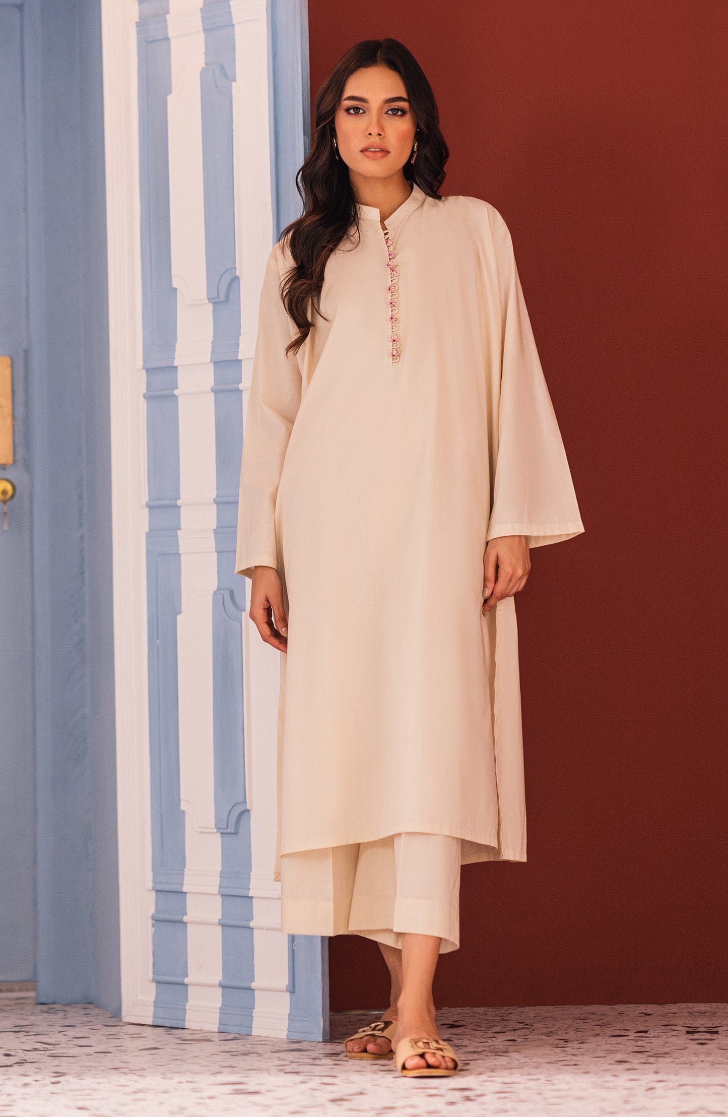WRCC23S-2041 LAWN  READY TO WEAR SHIRT PANTS