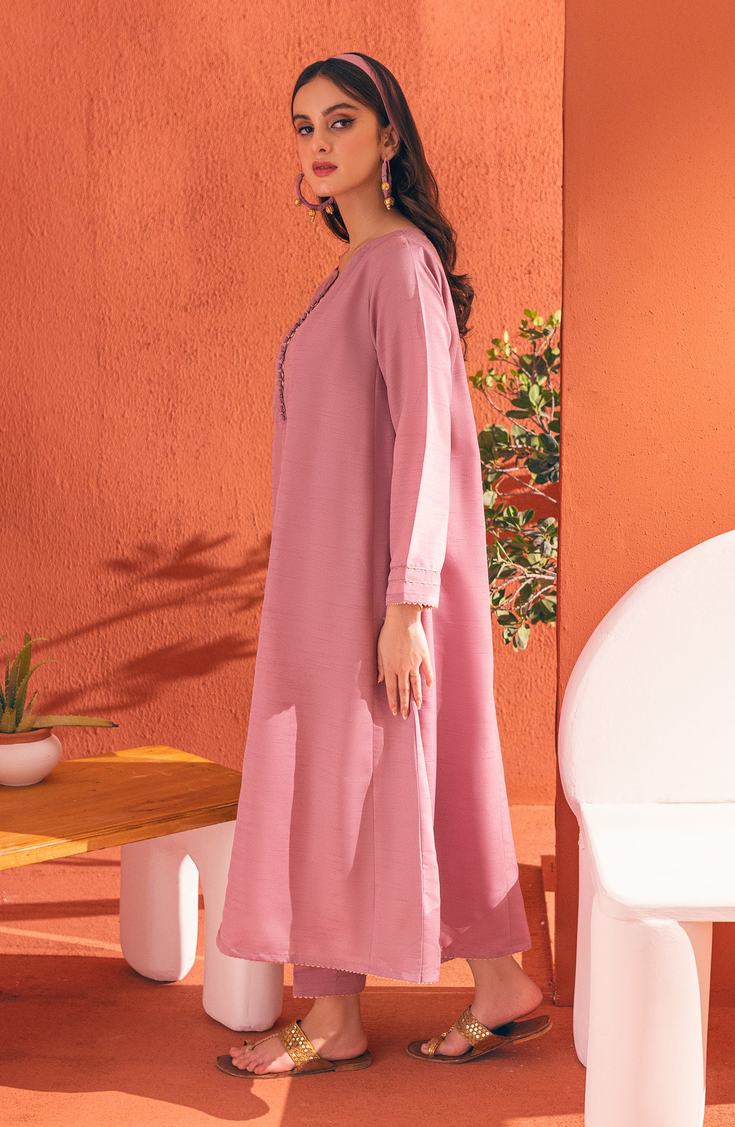 WRHR23S-2001 RAW SILK  READY TO WEAR SHIRT PANTS