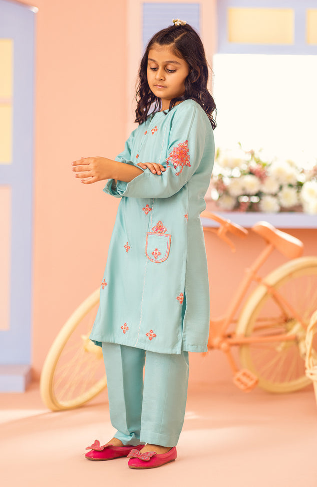 GHC-ST-23-004 RAW SILK  READY TO WEAR SHIRT PANTS