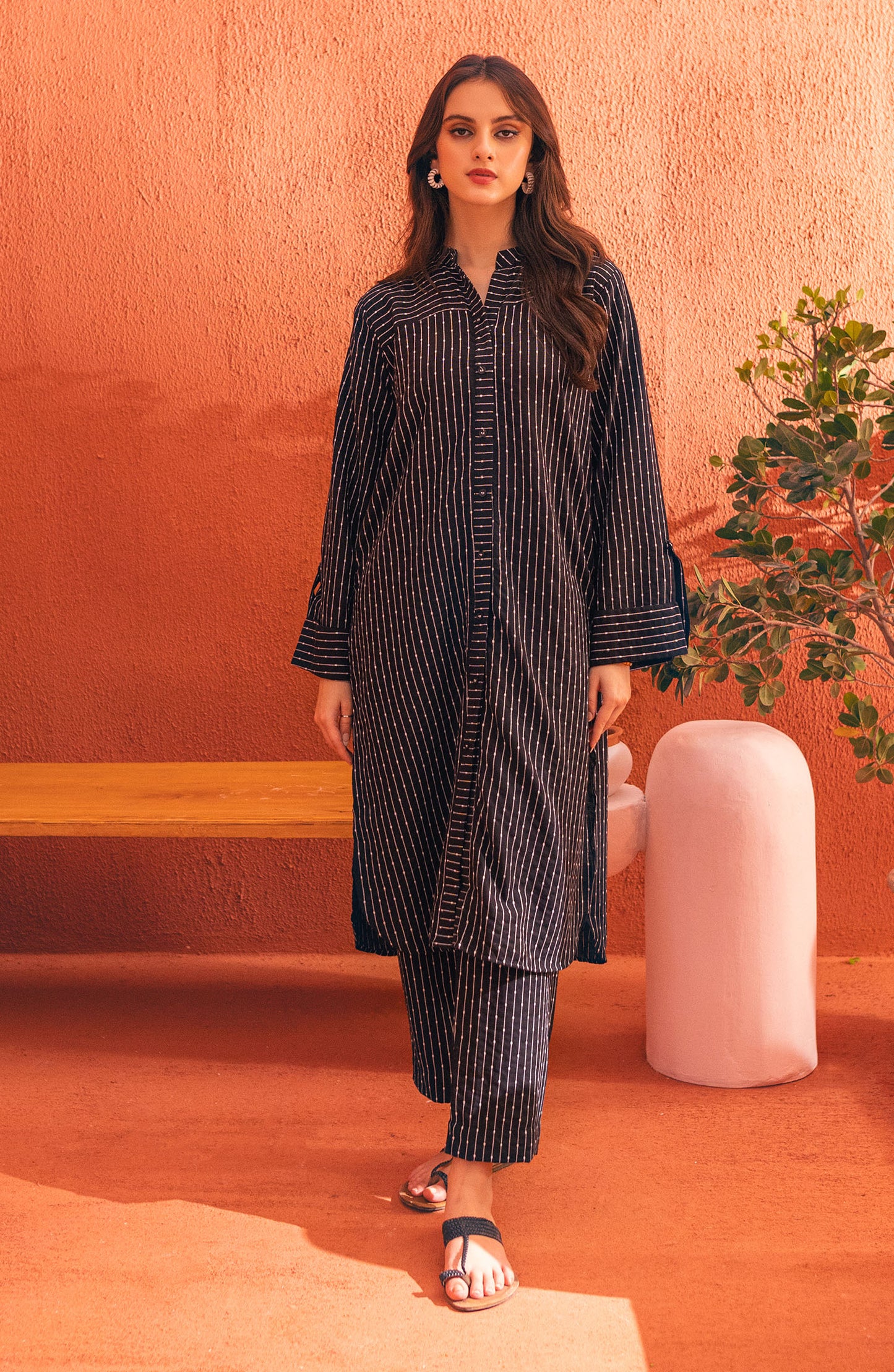 WRHJ23S-2001 JACQUARD  READY TO WEAR SHIRT PANTS