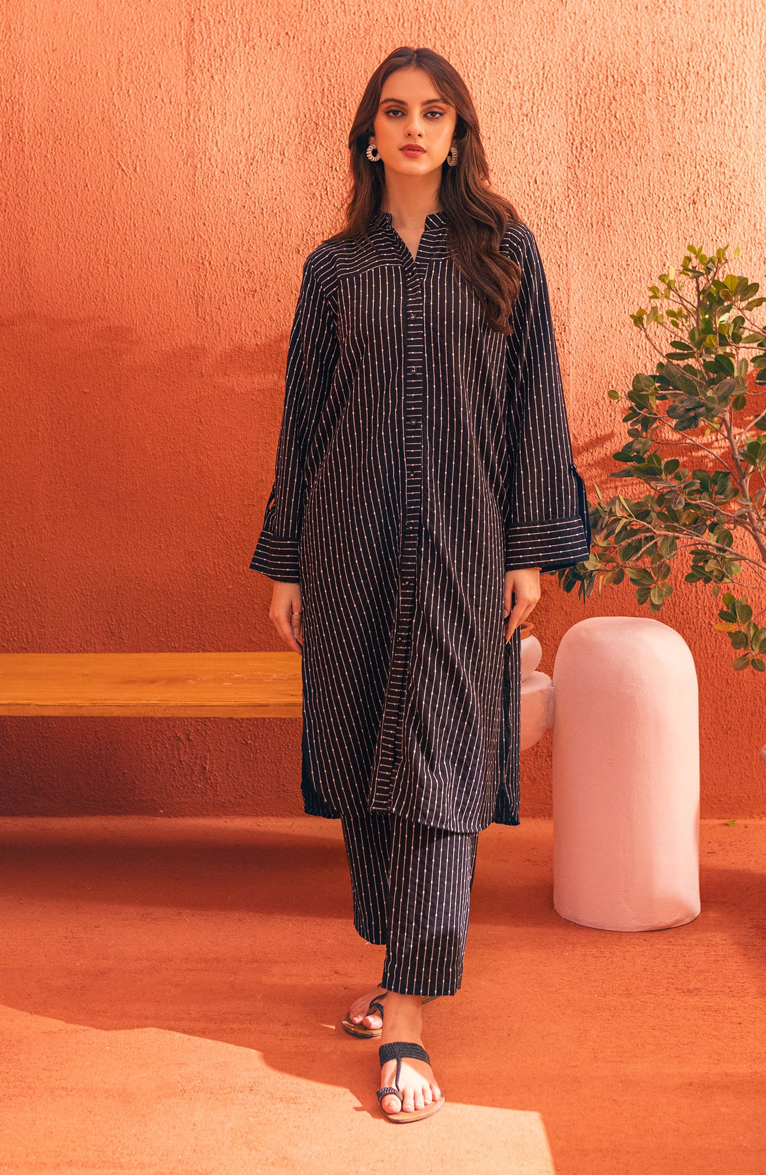 WRHJ23S-2001 JACQUARD  READY TO WEAR SHIRT PANTS
