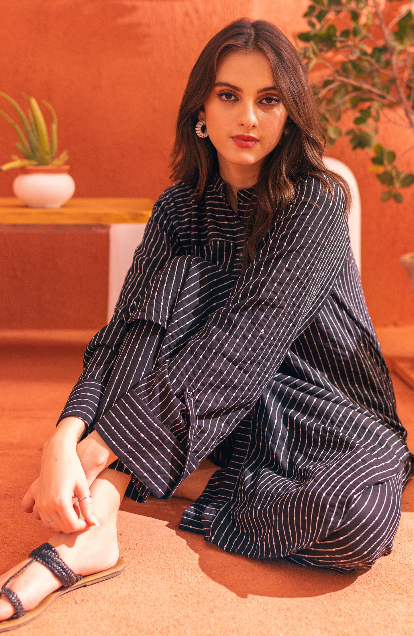 WRHJ23S-2001 JACQUARD  READY TO WEAR SHIRT PANTS