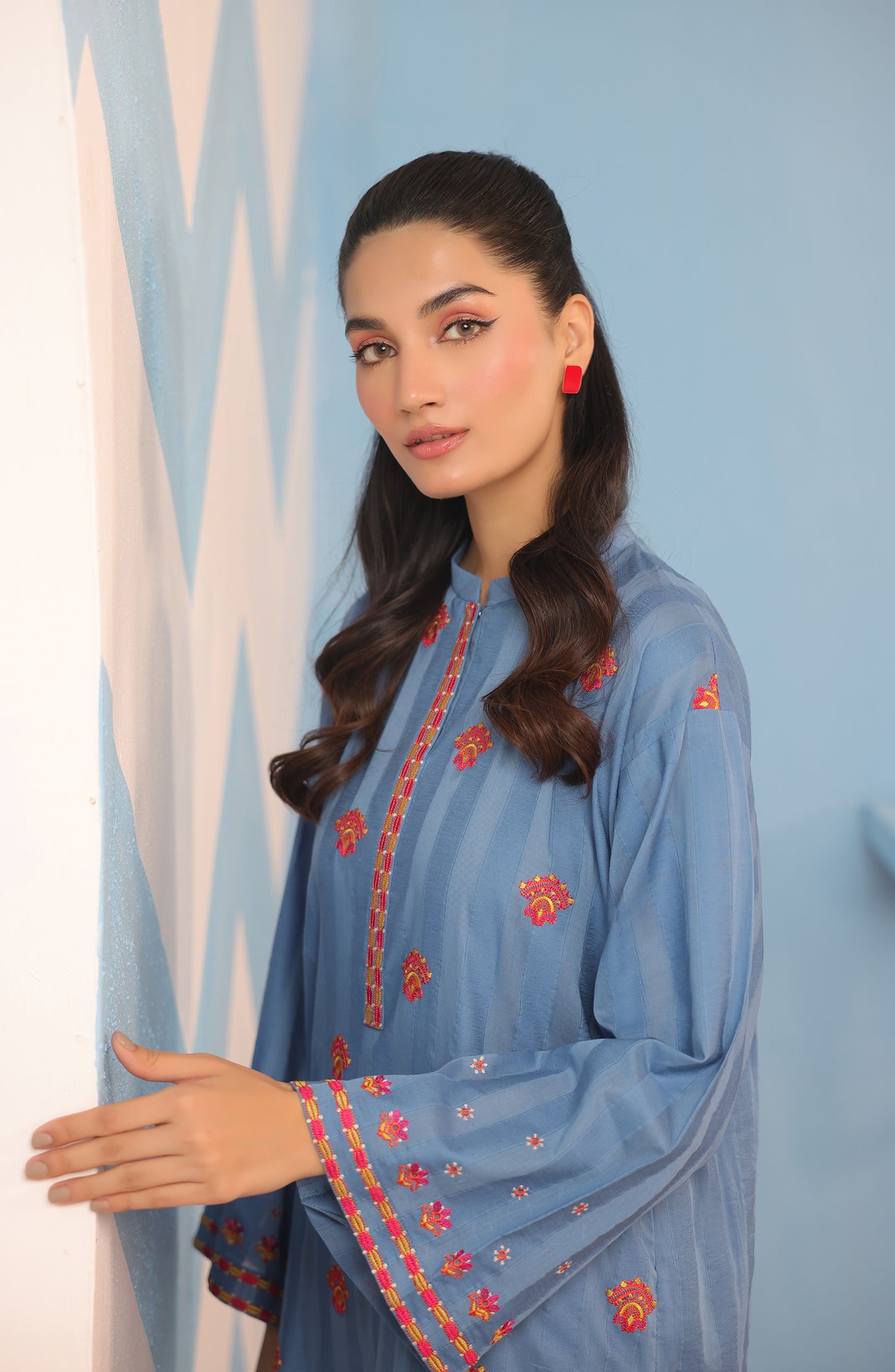 WRHJ23W-2023 JACQUARD Women READY TO WEAR SHIRT PANTS