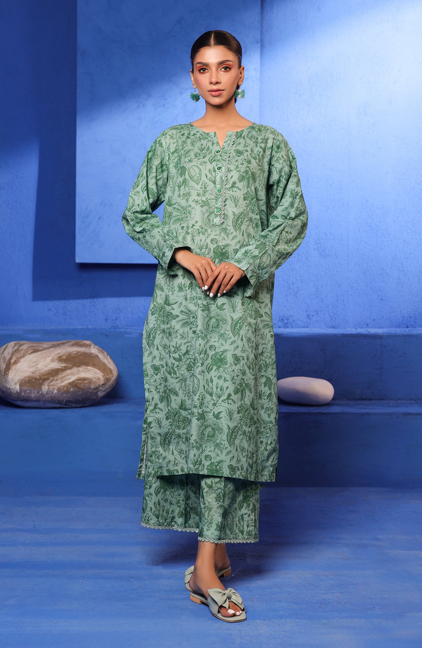 WRCC23S-2027 LAWN  READY TO WEAR SHIRT PANTS
