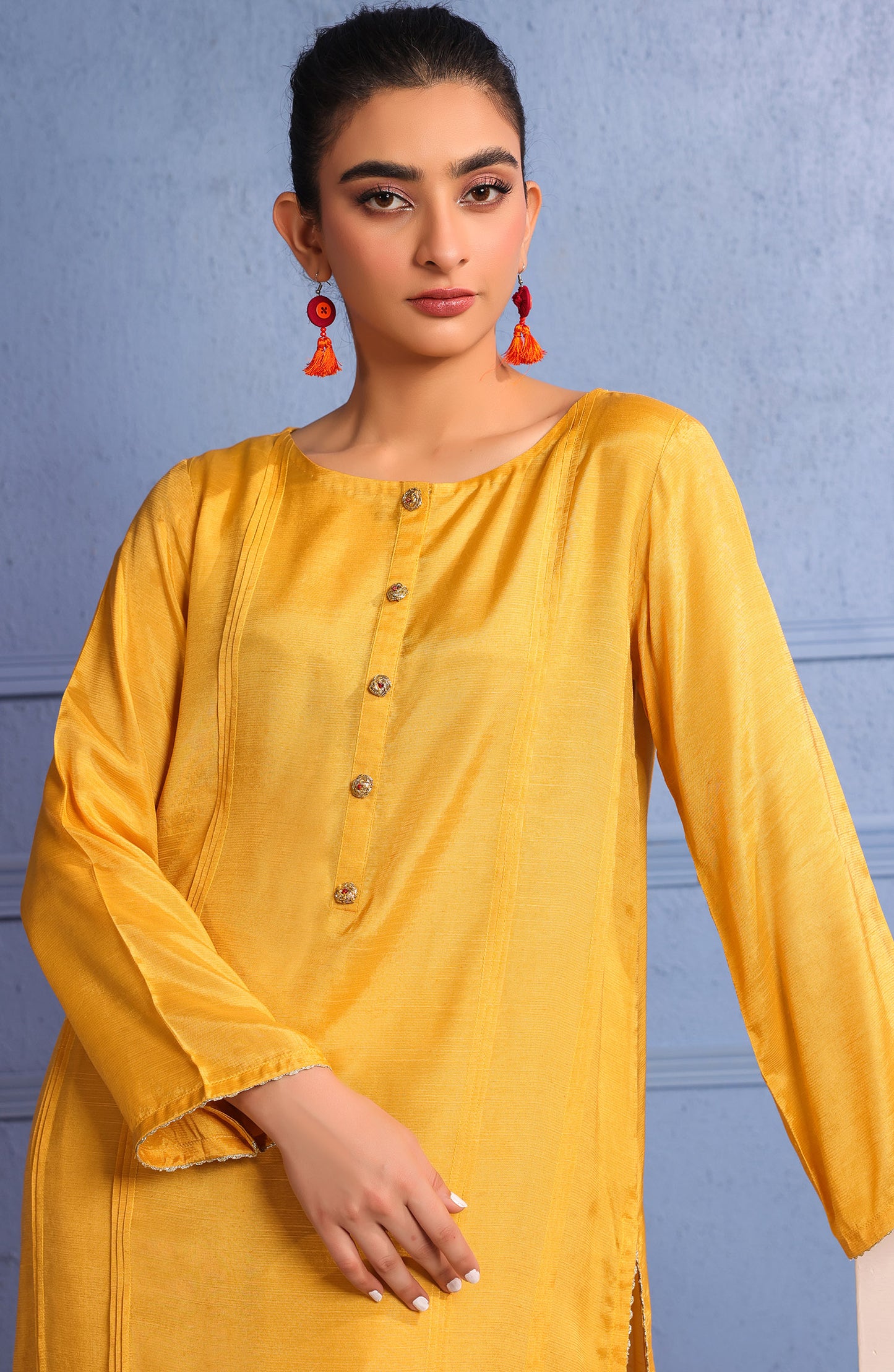 WRHR23S-2024 RAW SILK  READY TO WEAR SHIRT PANTS