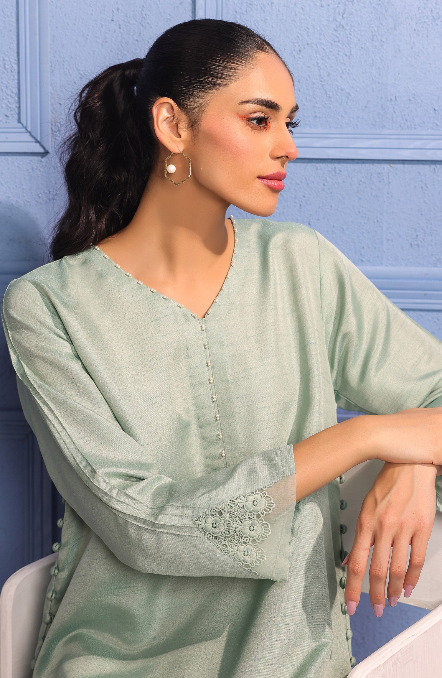 WRHR23S-2021 RAW SILK  READY TO WEAR SHIRT PANTS