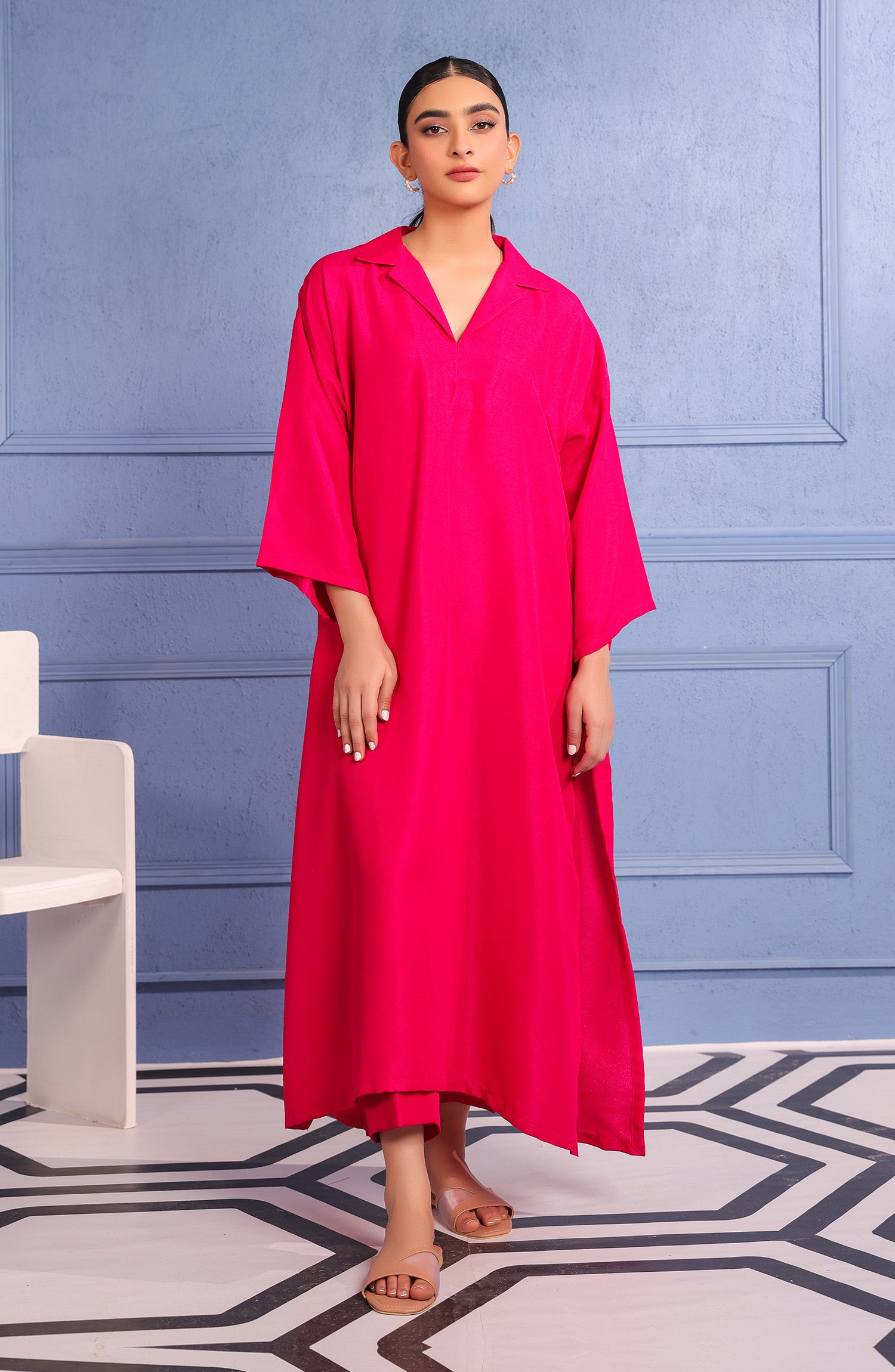 WRHR23S-2016 RAW SILK  READY TO WEAR SHIRT PANTS